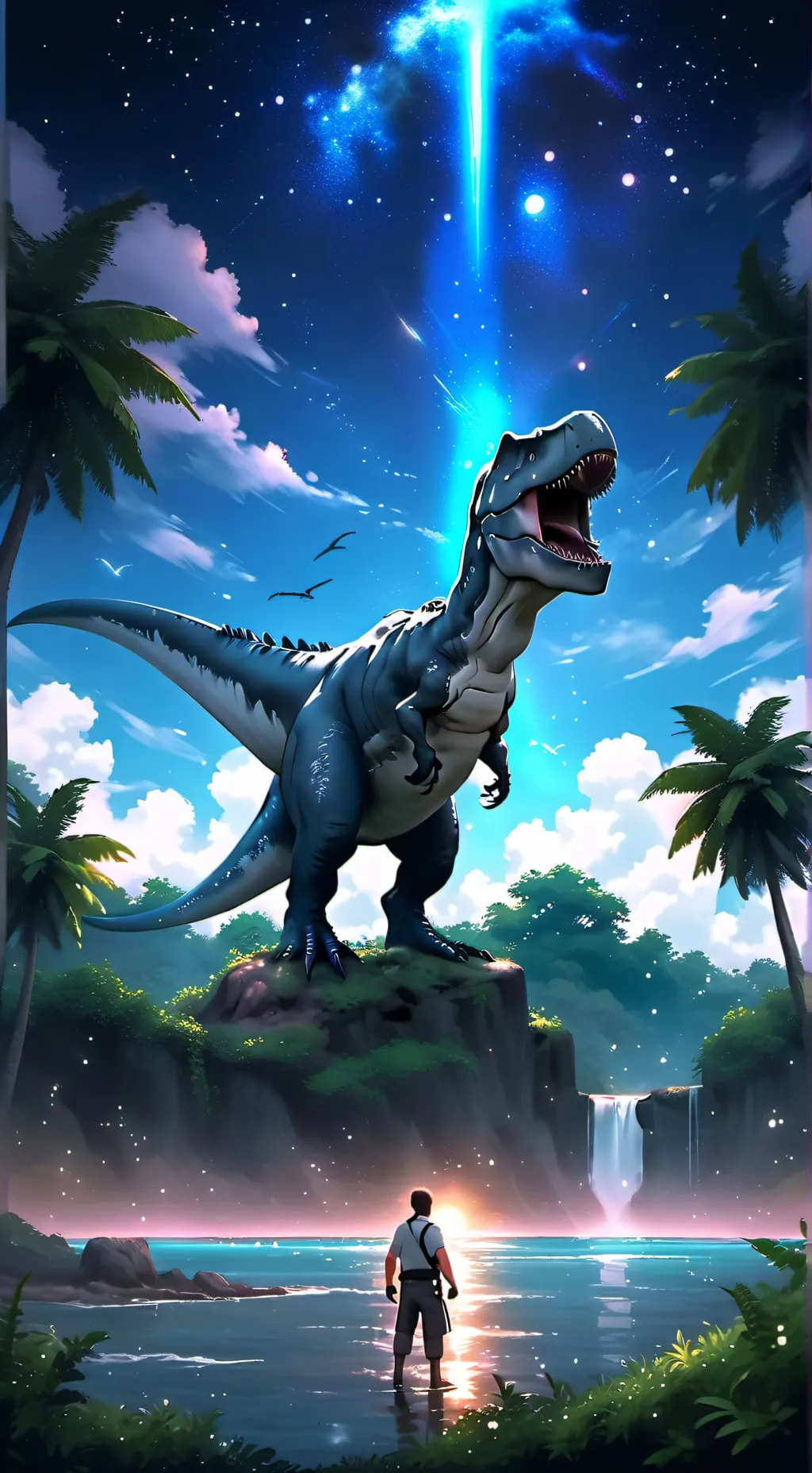 ai character: humanized JW background