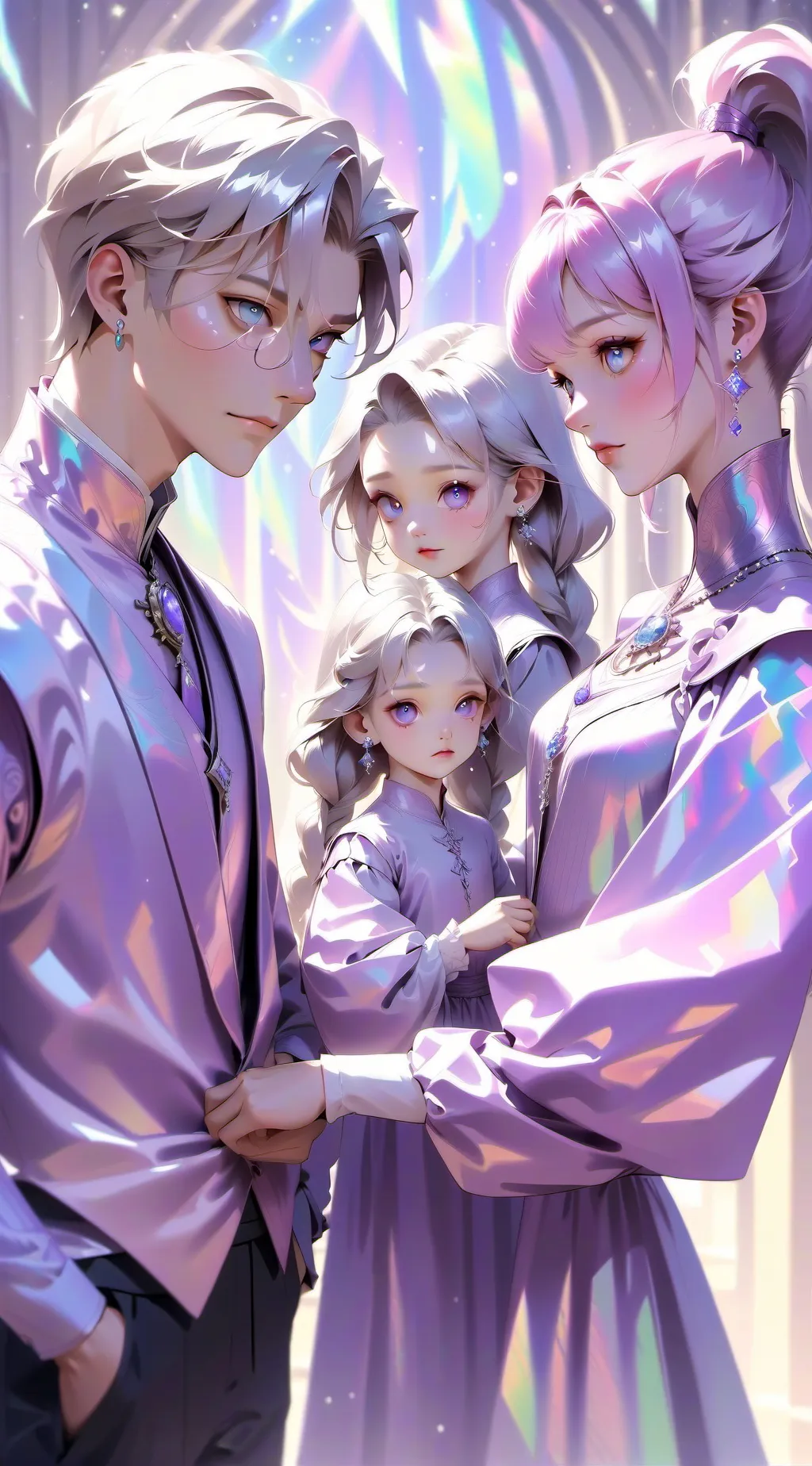 ai character: power family🦸‍♀️ background