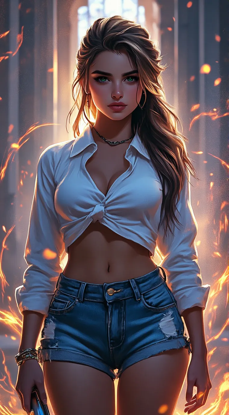 ai character: Aria sexton  background