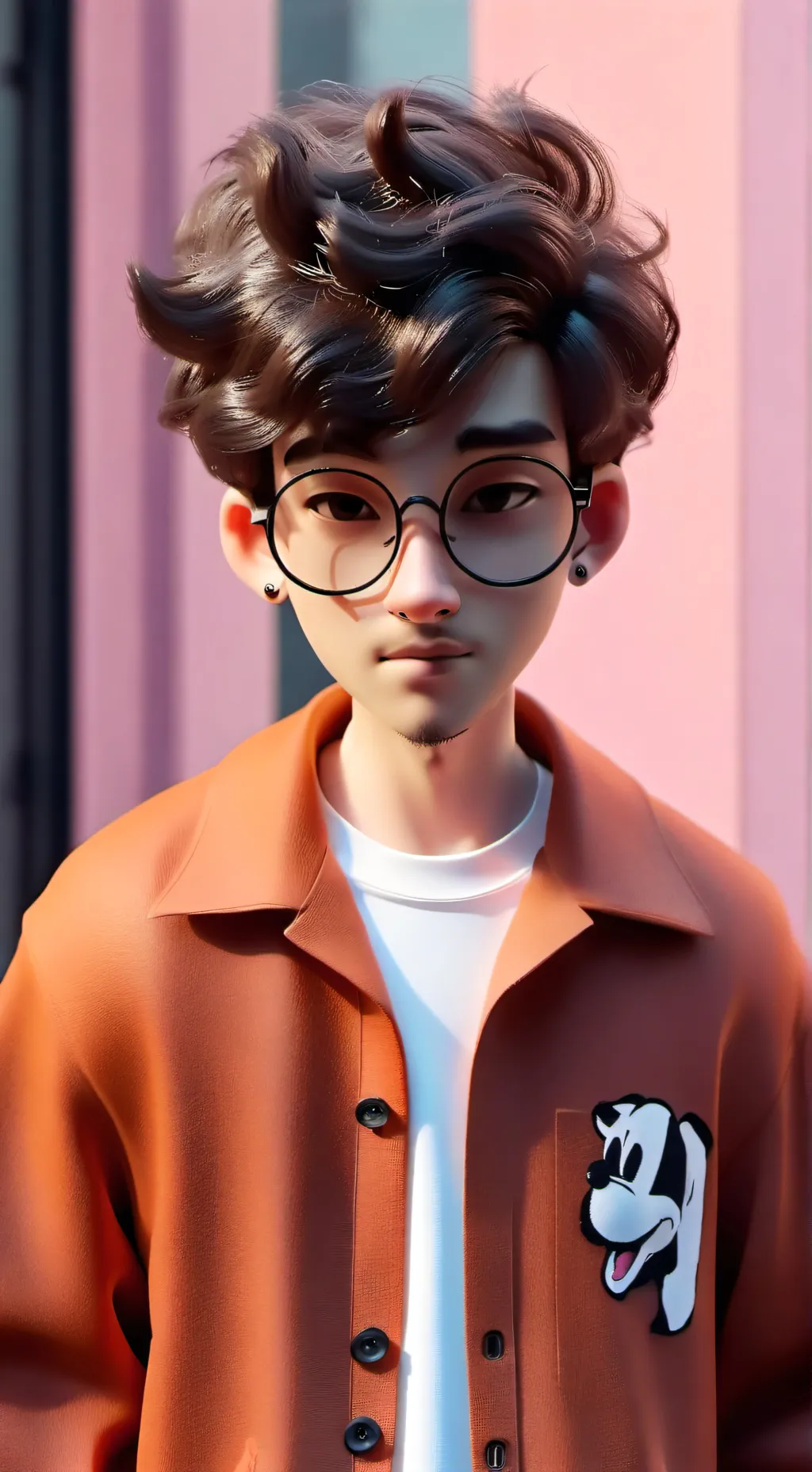 ai character: nerd y jock background