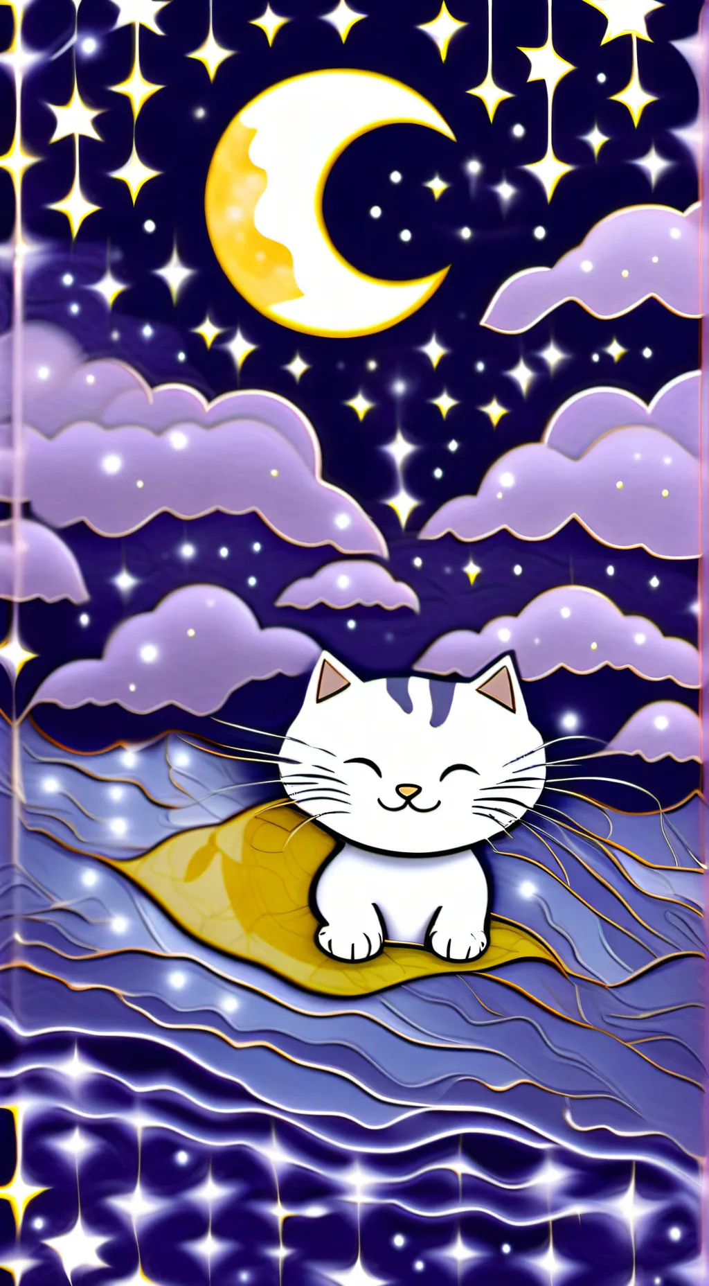 ai character: smiling creatters background