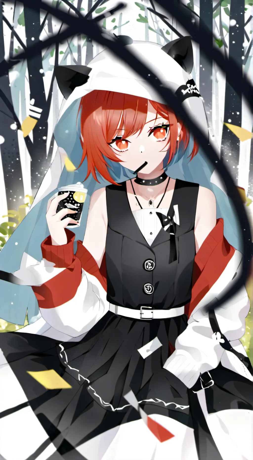 ai character: mha your a vampire background