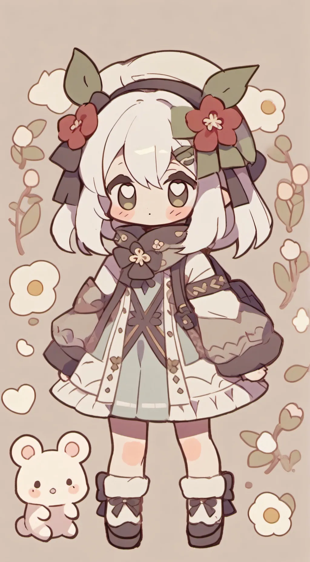 ai character: FRUITCAKE BOMBAYAH background