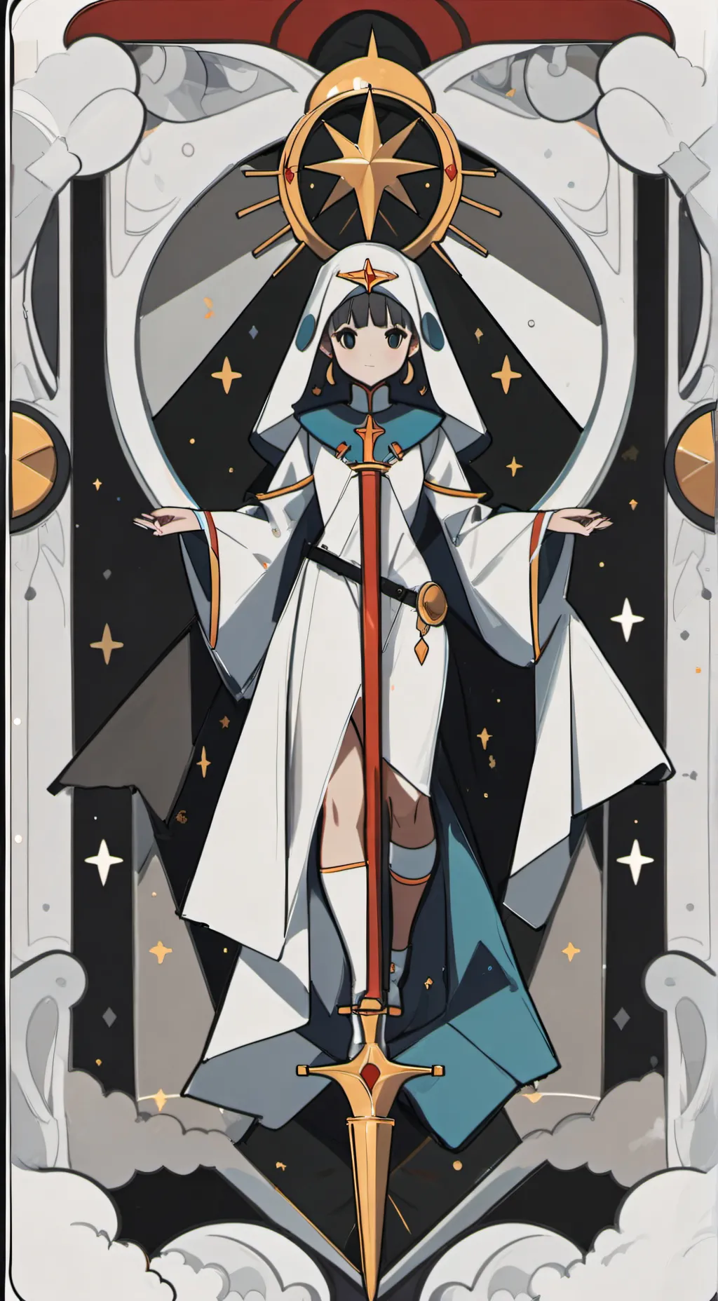 ai character: ginger met sprout  background