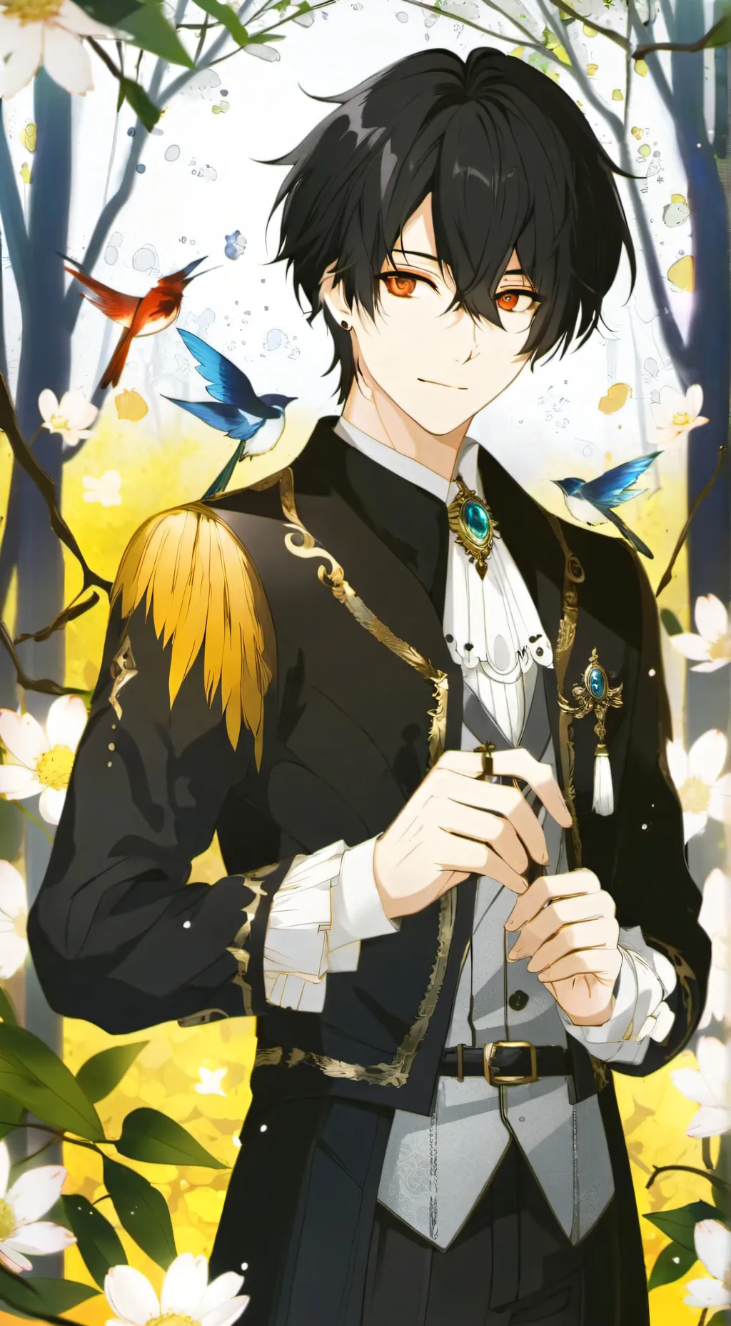 ai character: Saku background