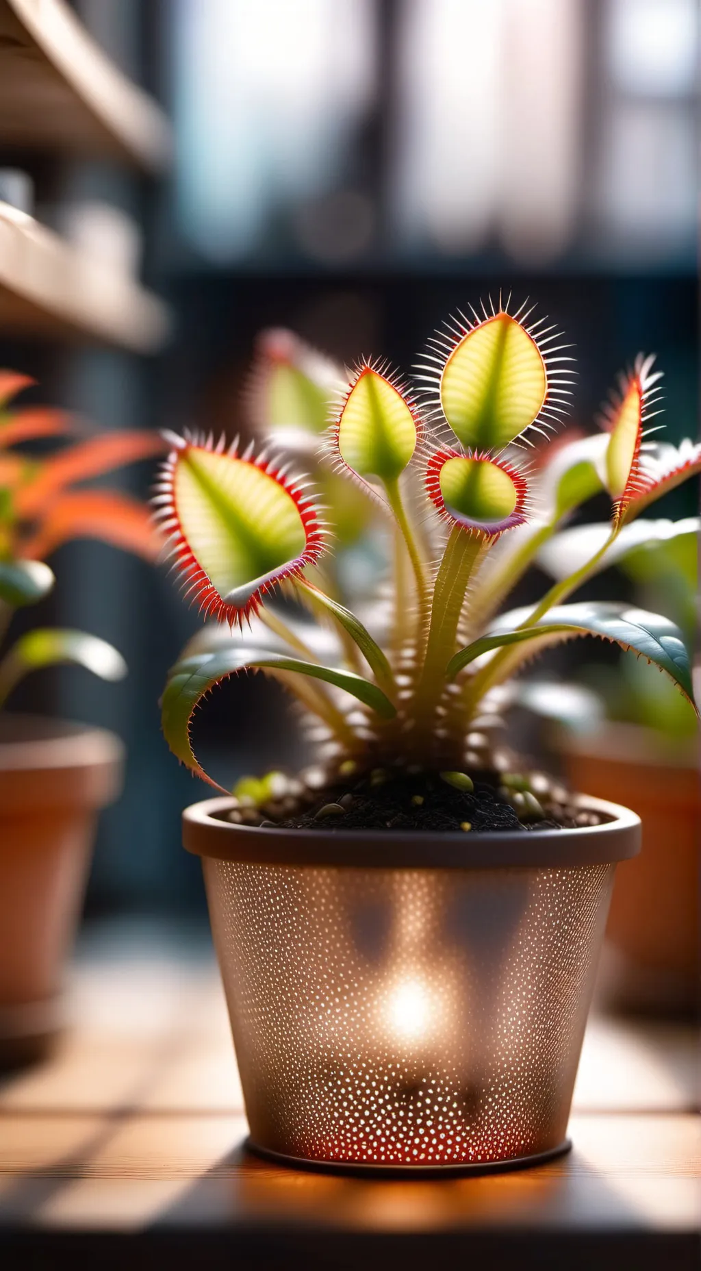 ai character: мухоловка background