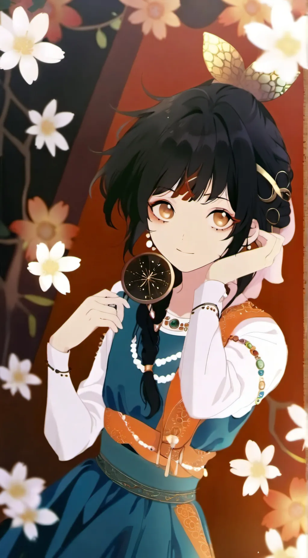 ai character: cristal tu amiga  background