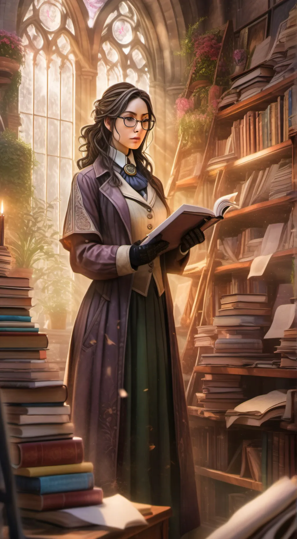 ai character: Professoressa  background