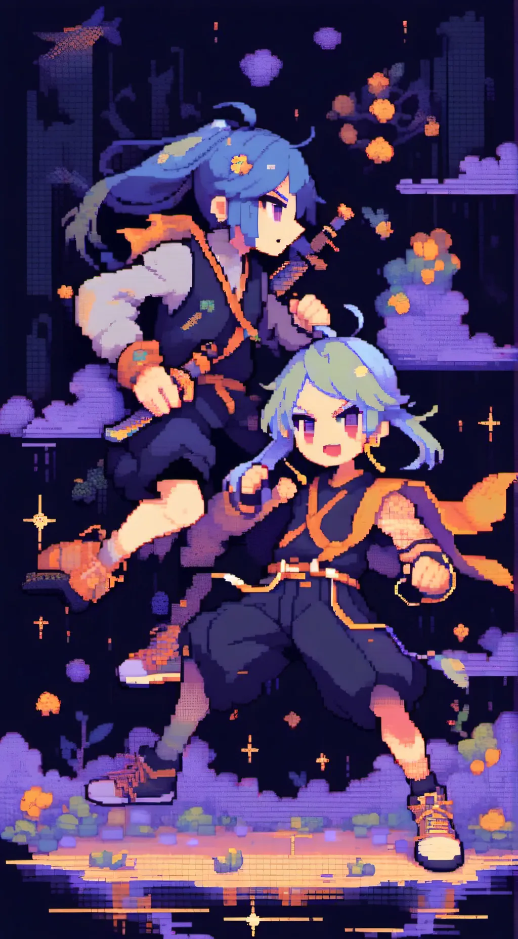 ai character: final battle kny background