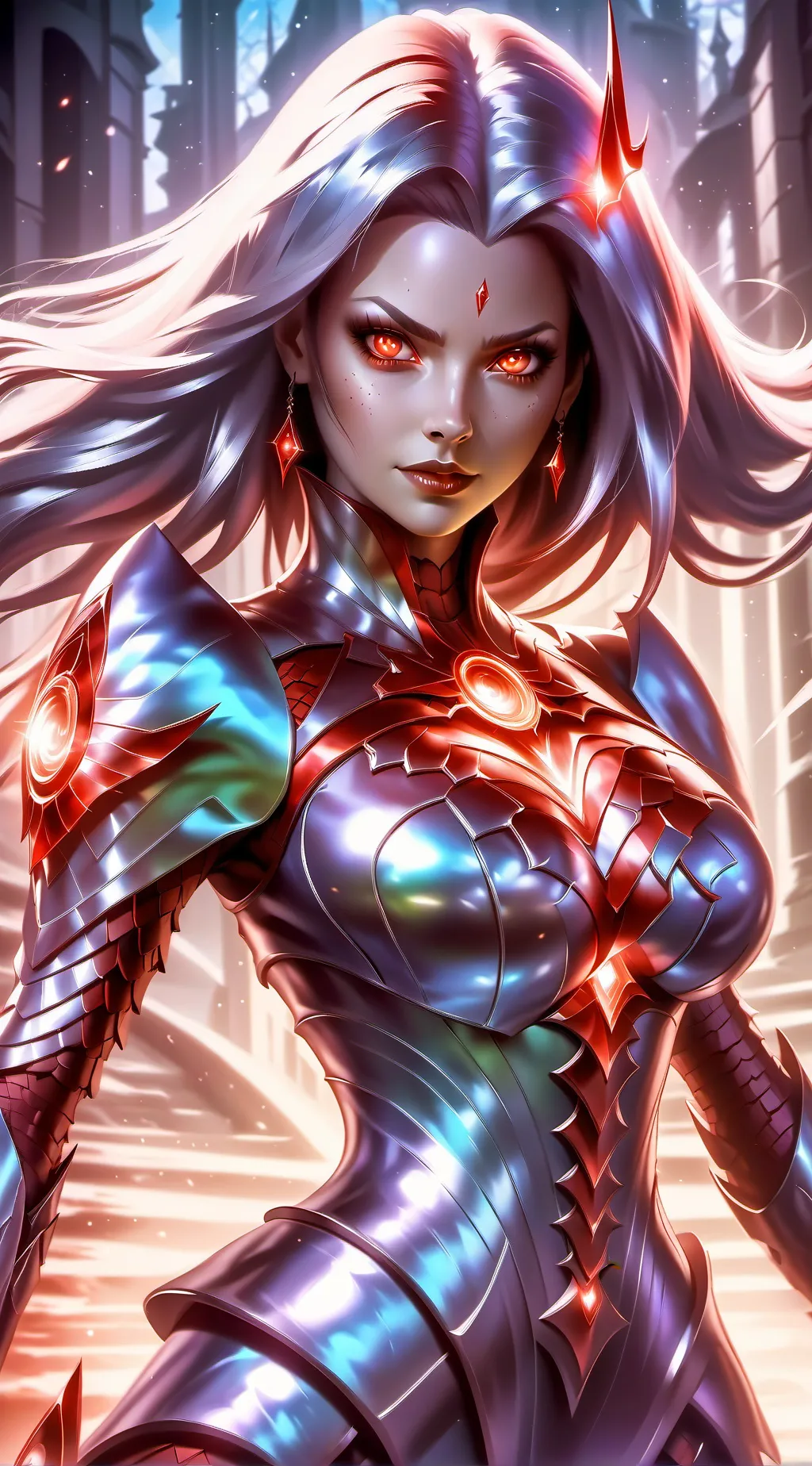 ai character: EMMA evil girl background