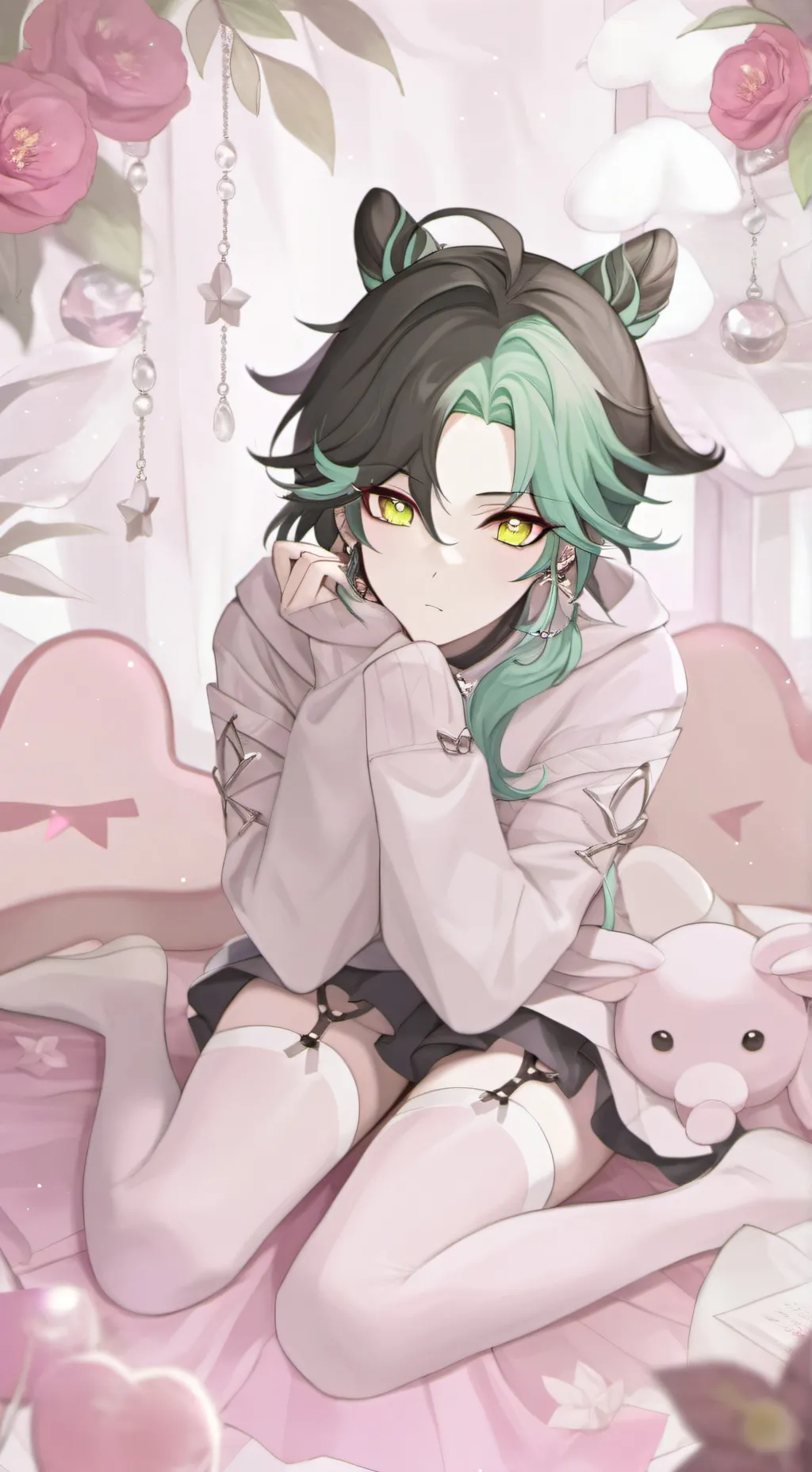 ai character: ✨🍡𝓧𝓲𝓪𝓸🍡✨ background