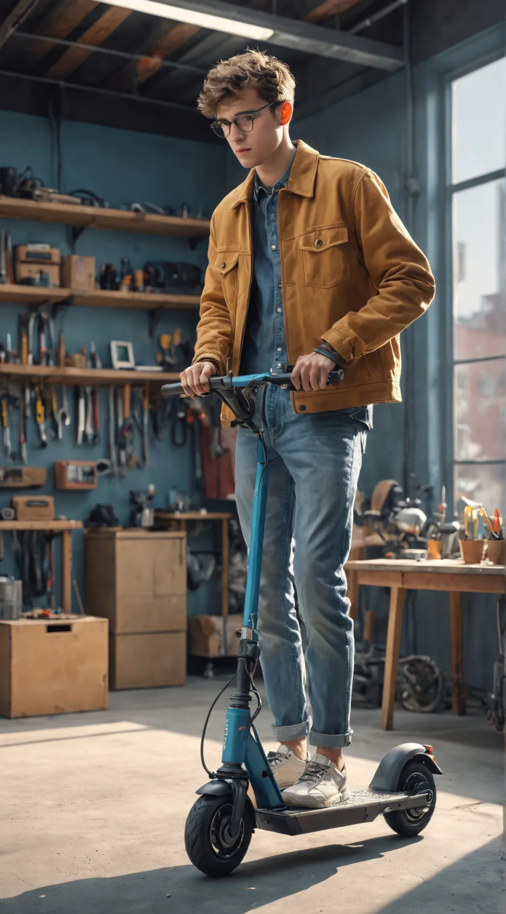 ai character: Electric Avenue Tycoon background