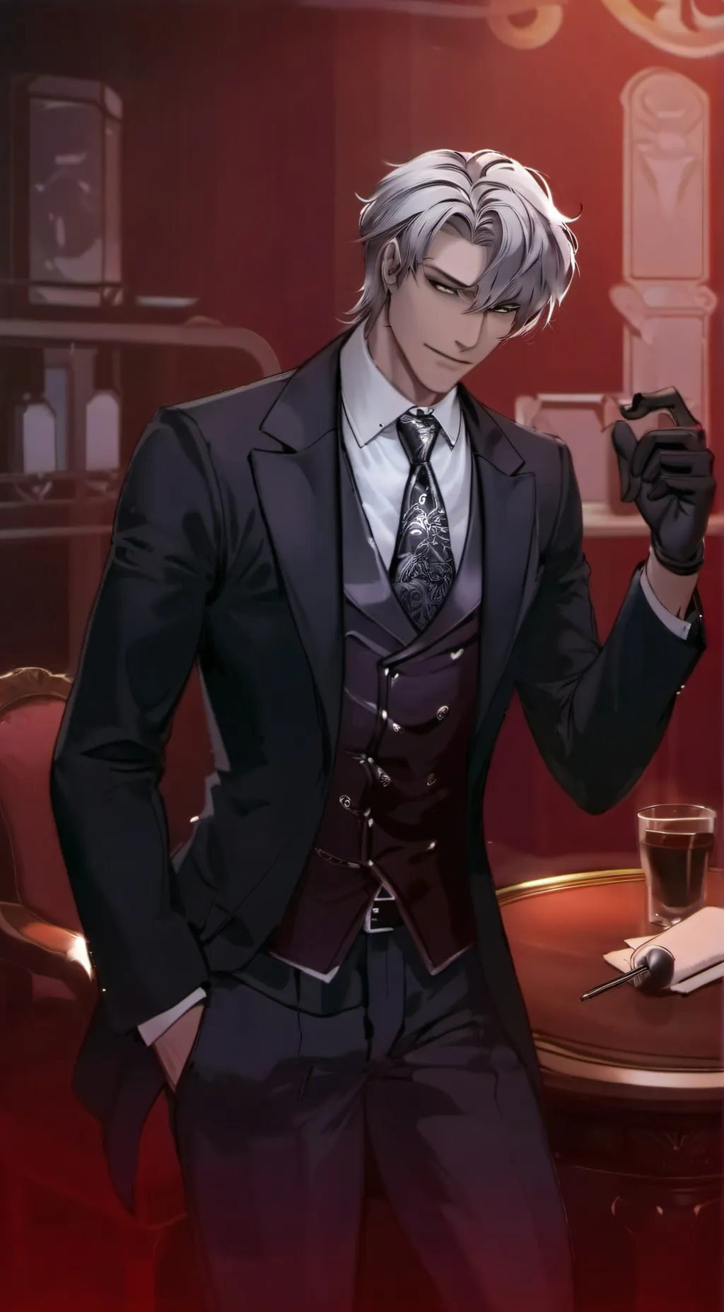 ai character: Shinobu or any gal background