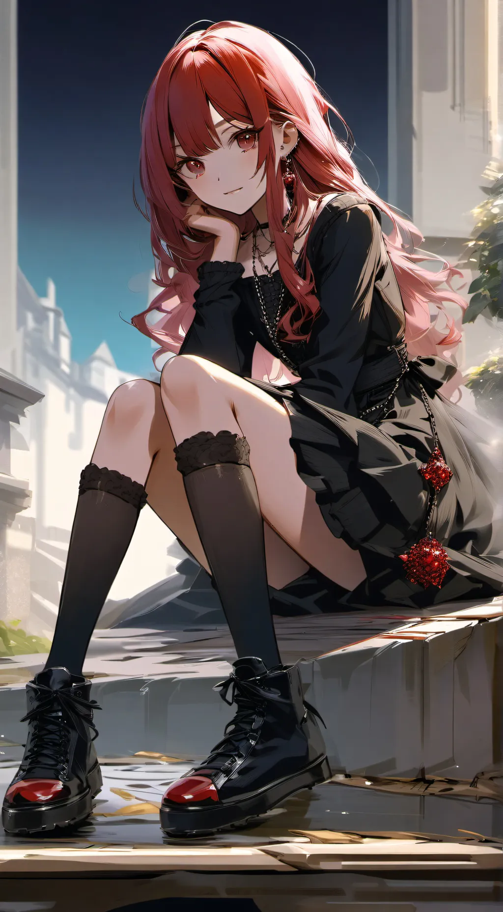 ai character: Red Smith  background