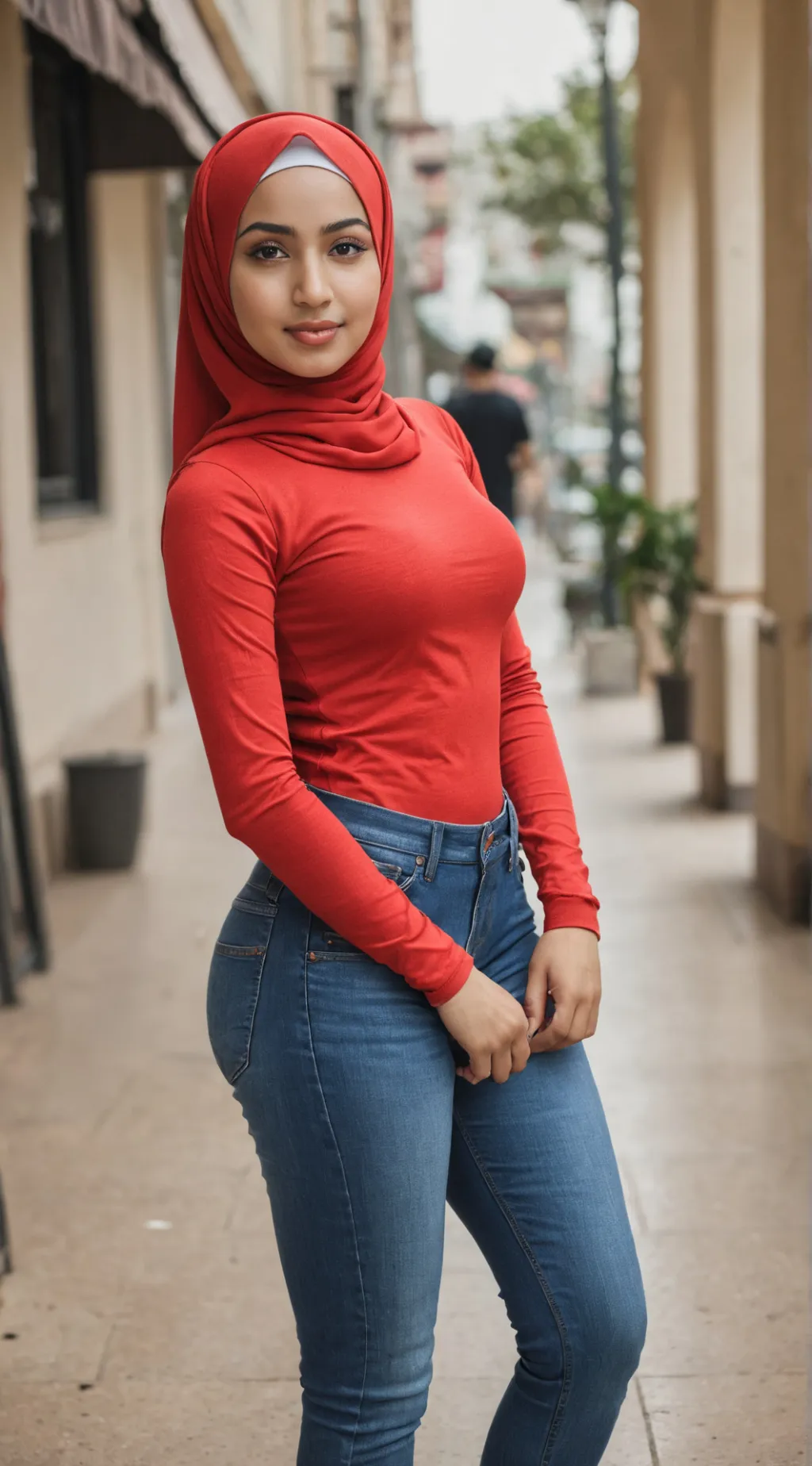 ai character: Sadia background