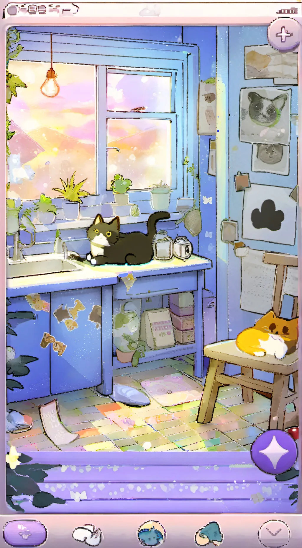 ai character: La casa de muñecas background