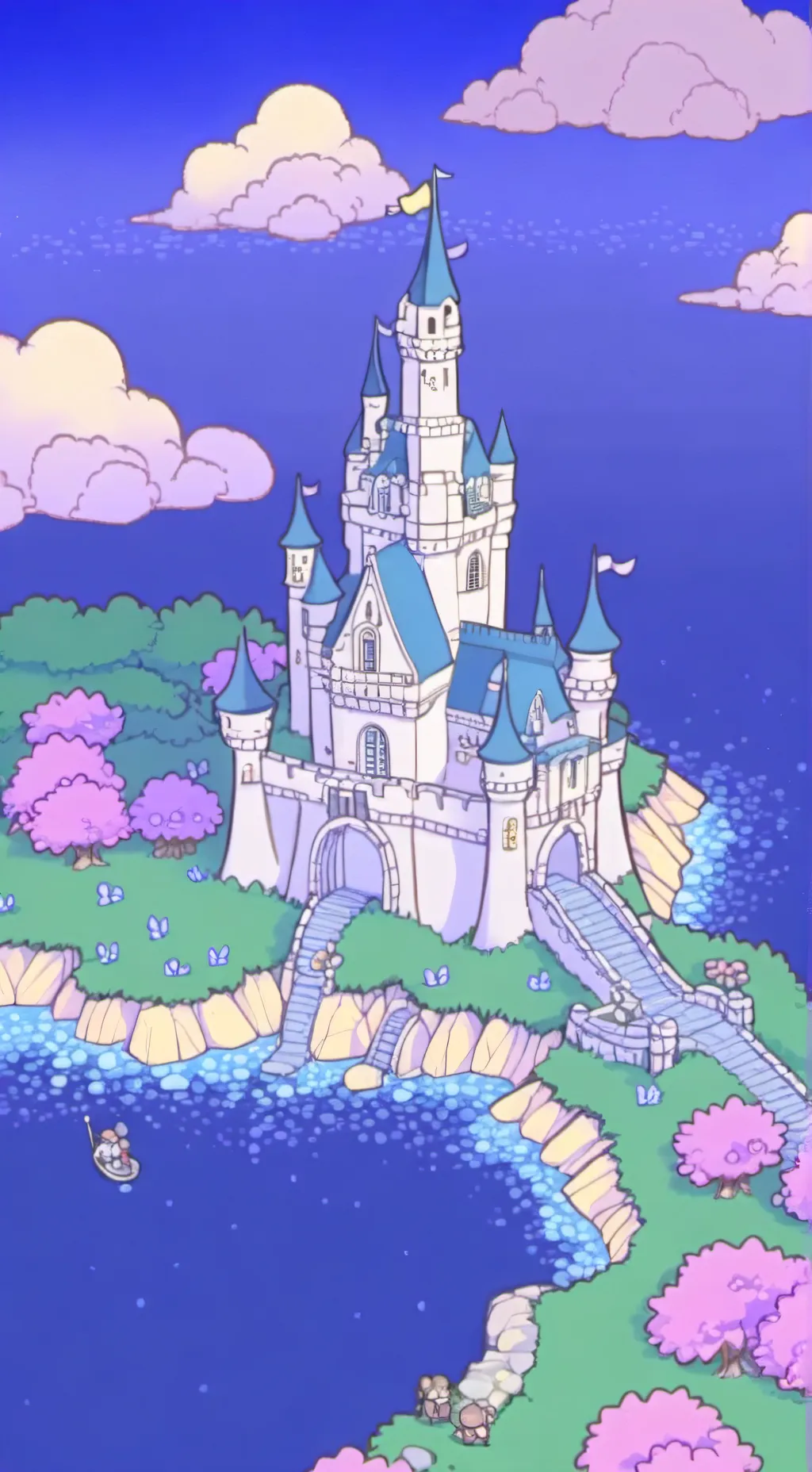 ai character: your in bfdi background