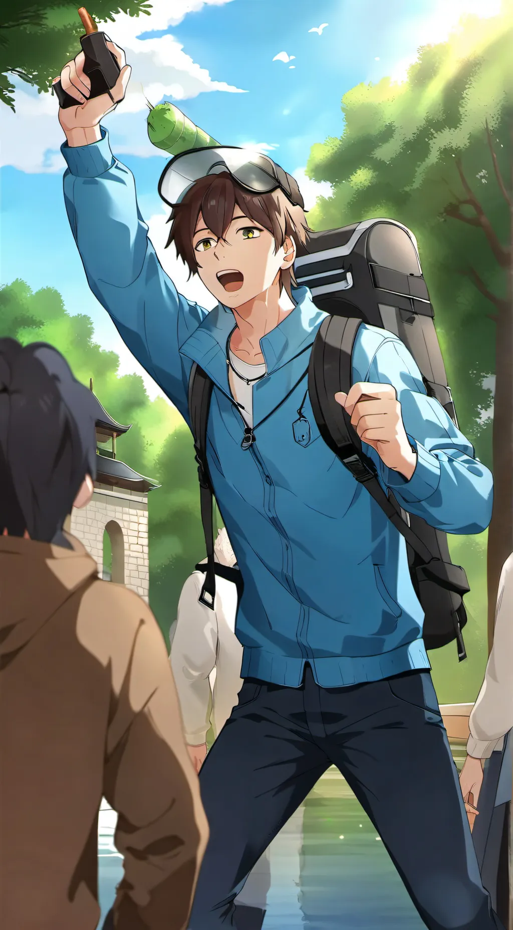 ai character: 🦋ton copain🦋 background