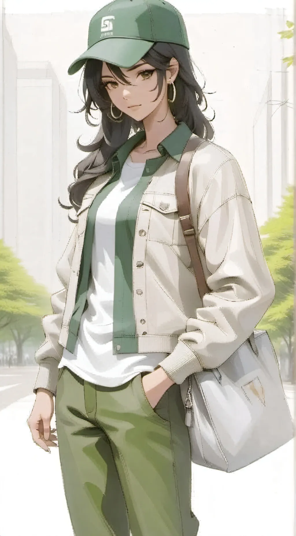 ai character: Ashley background