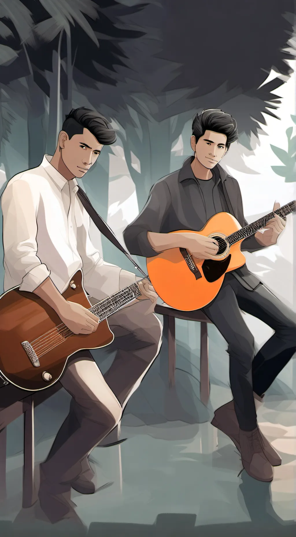 ai character: The Blue Diamonds  background