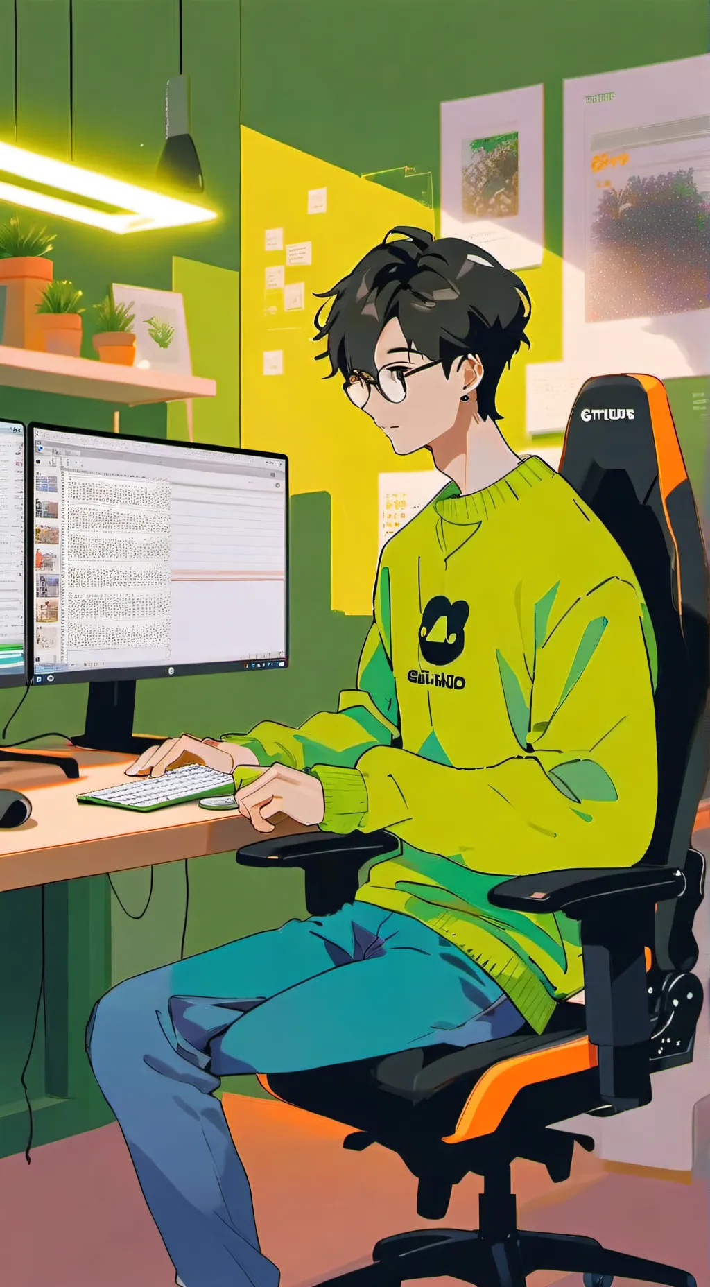 ai character: programmer (rus) background