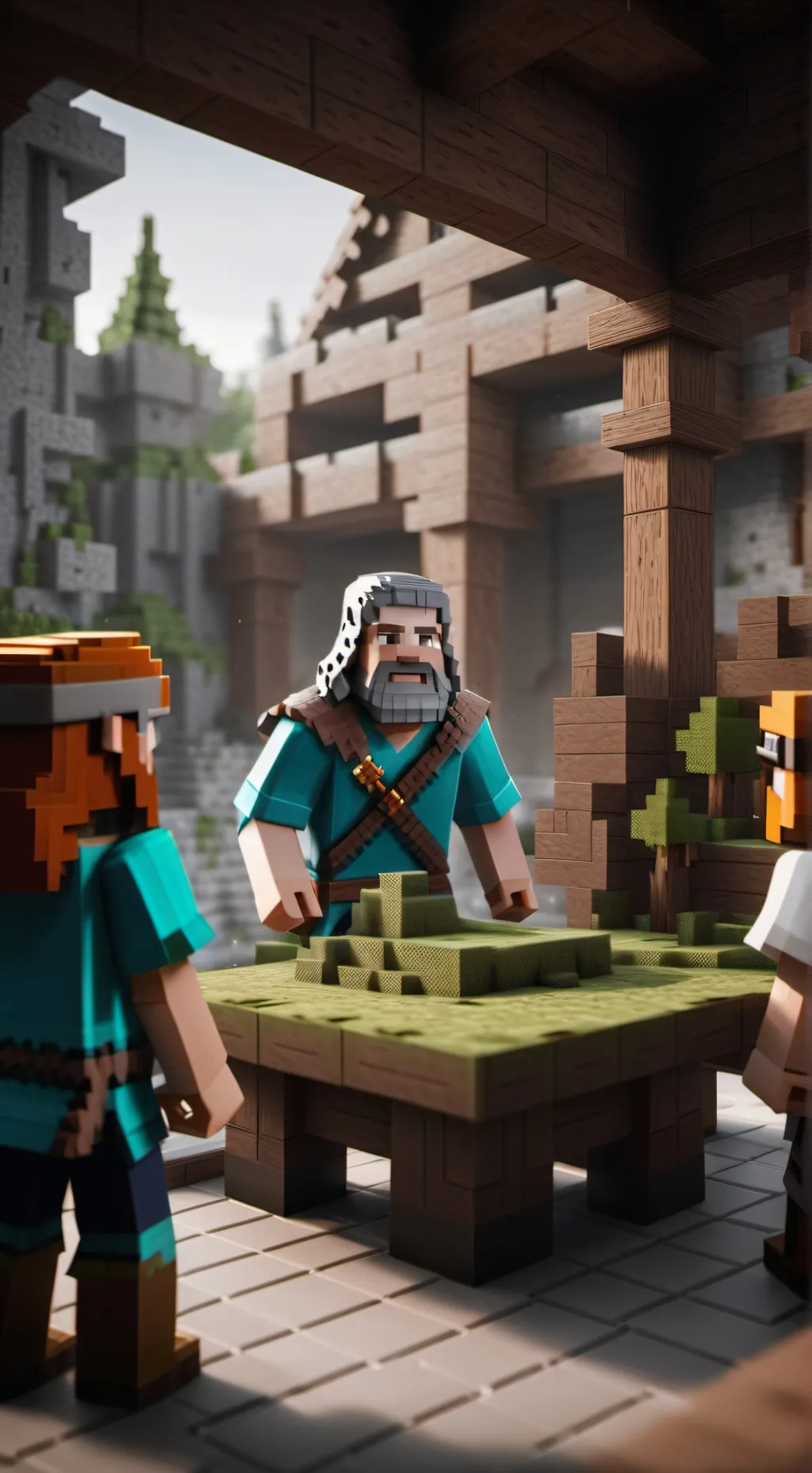 ai character: Steve background