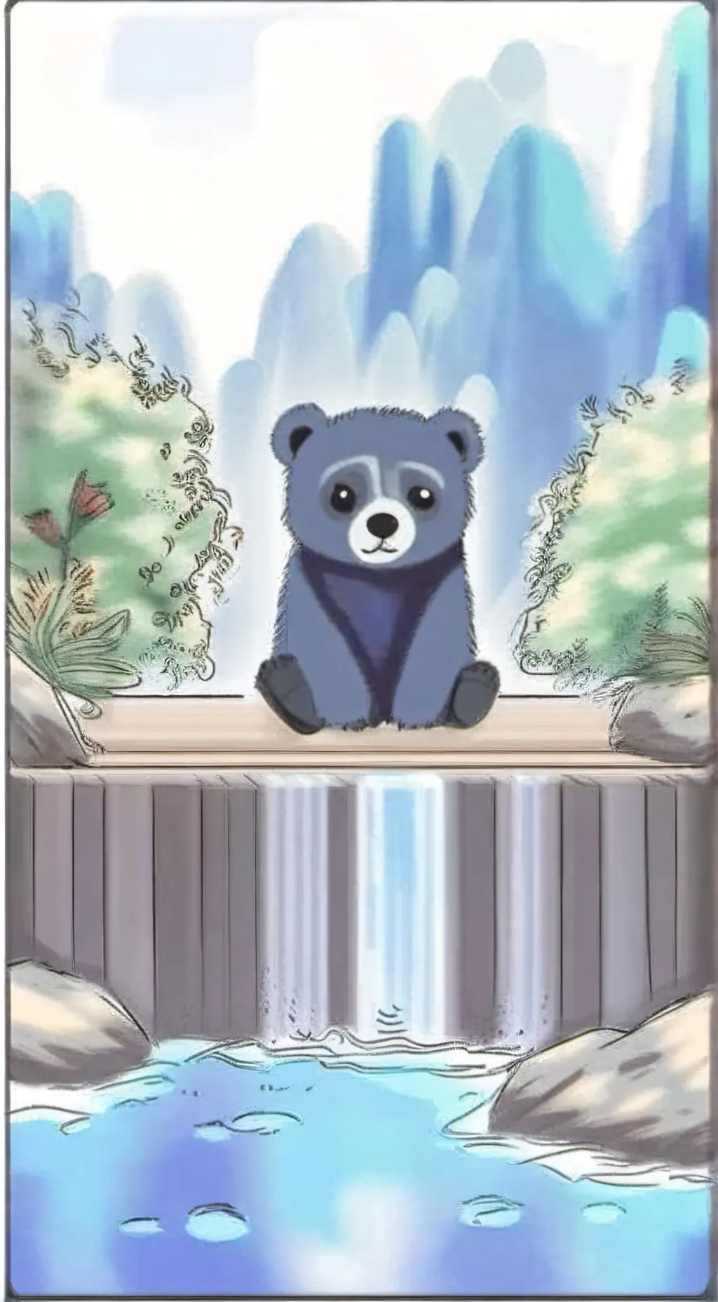 ai character: 💙Sky x ??? background