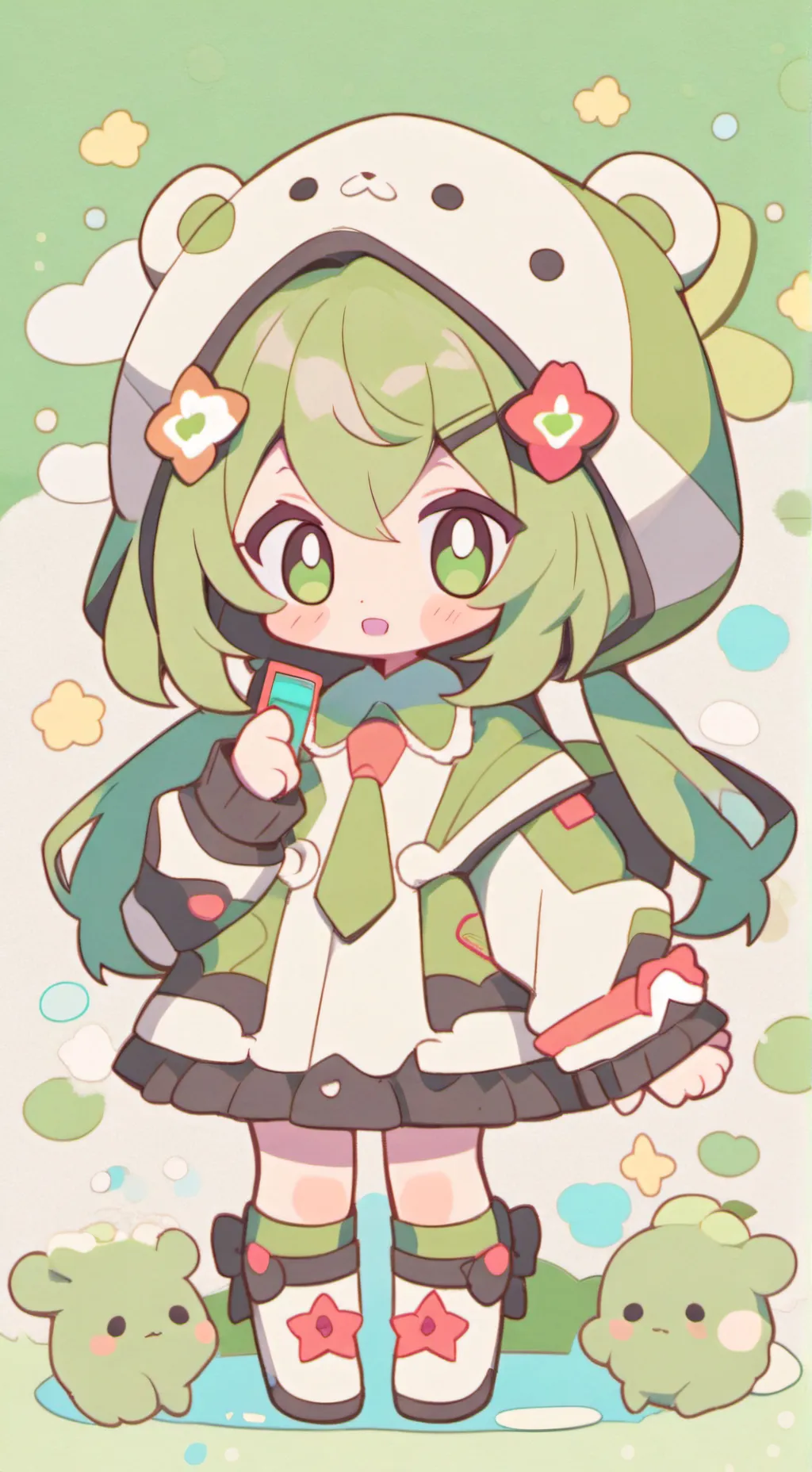 ai character: tu hermanita bb  background