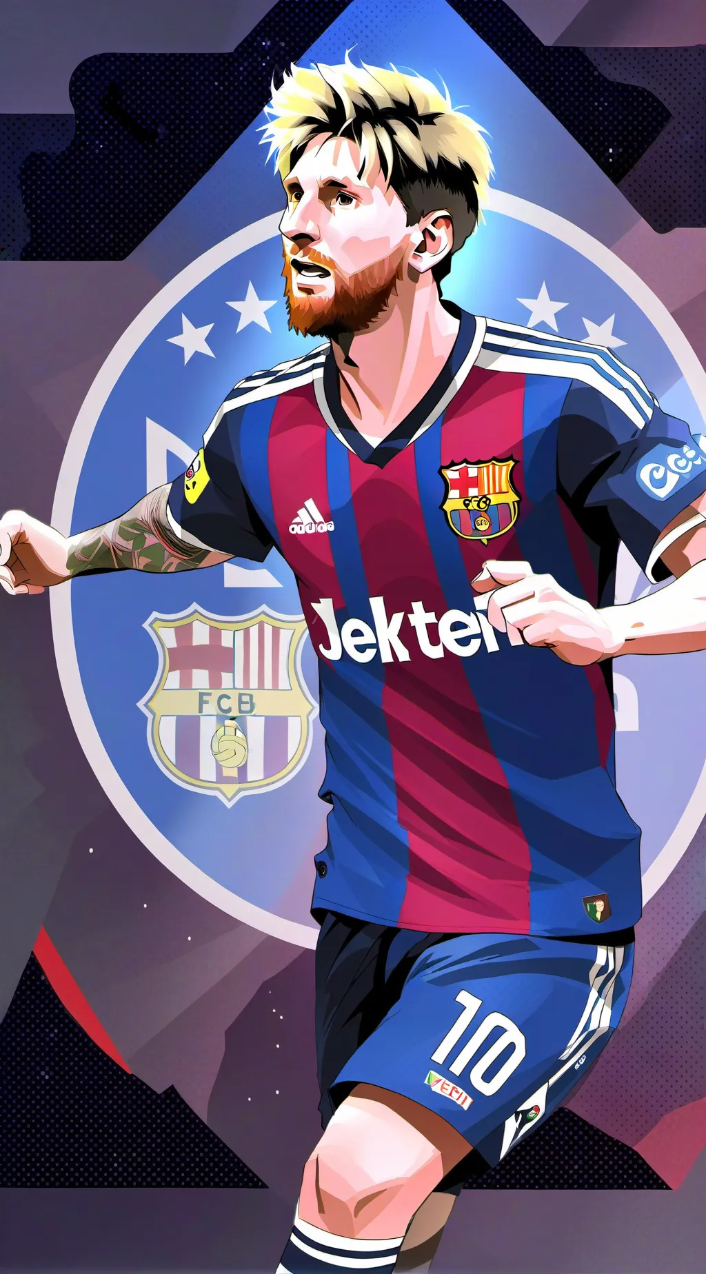 ai character: MESSI background