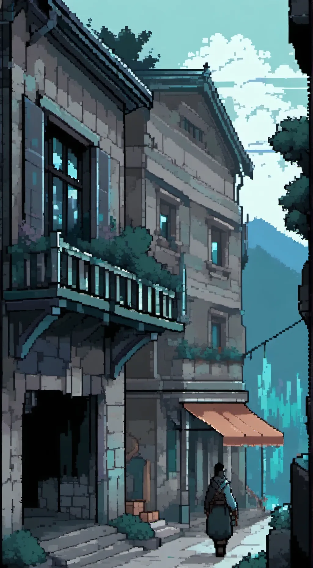 ai character: mundo torajo  background