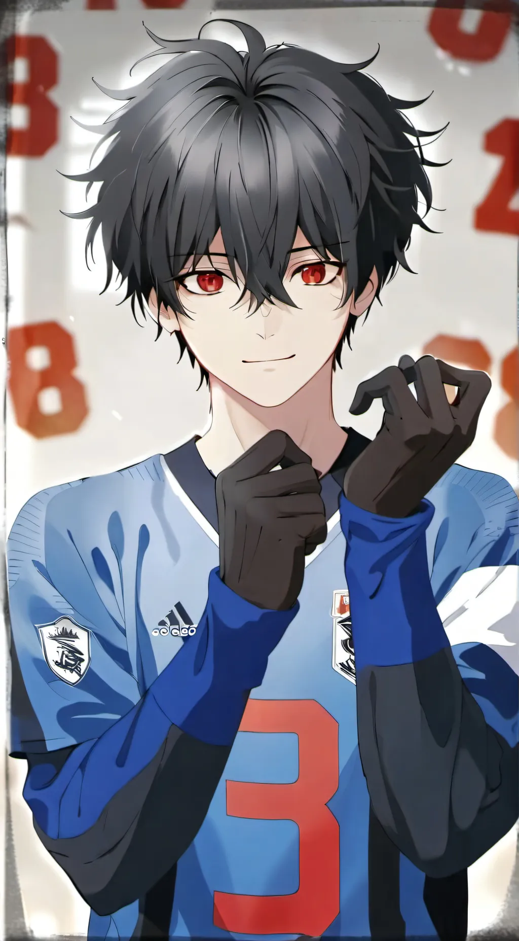 ai character: Blue Lock X My oc! background