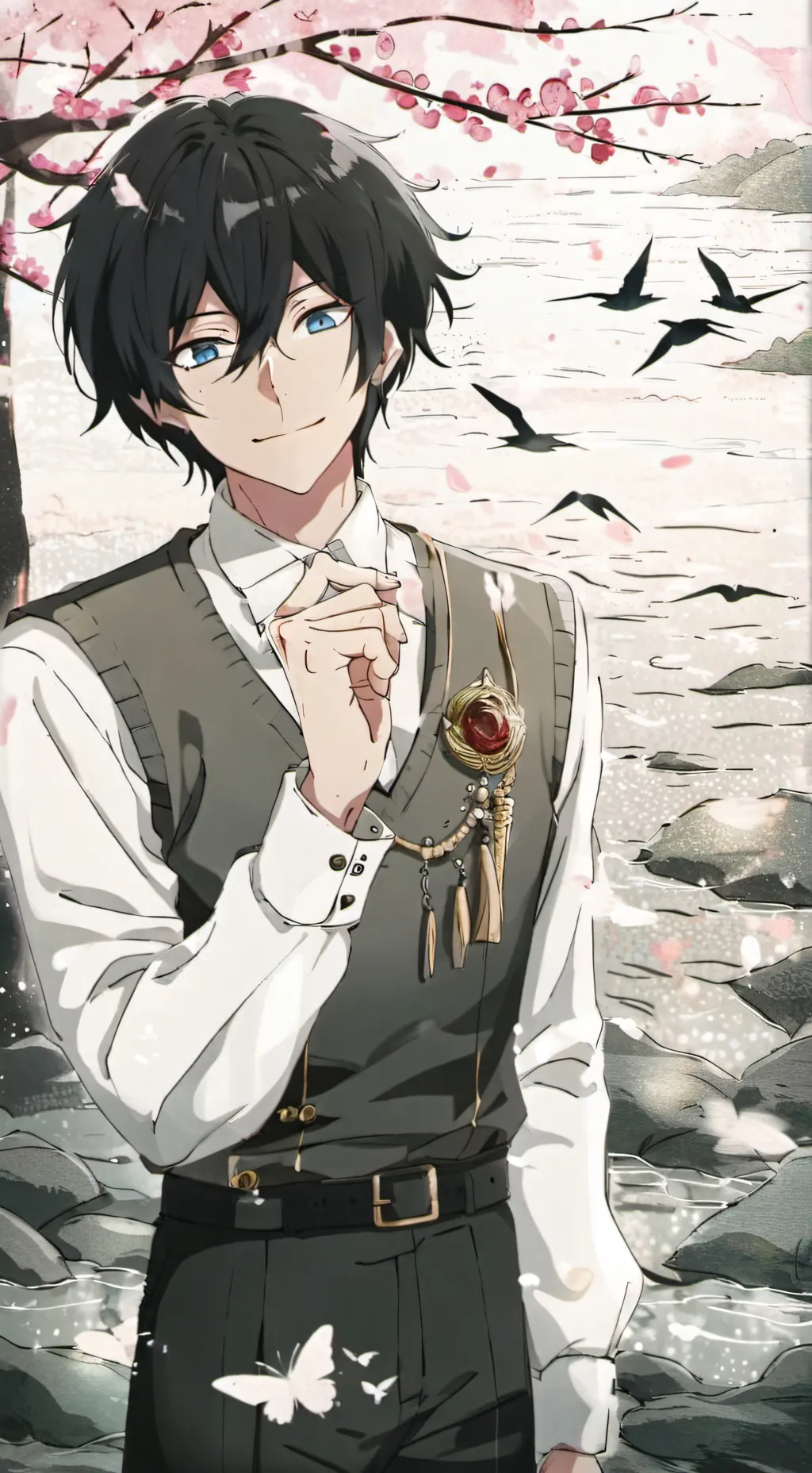 ai character: Mark background