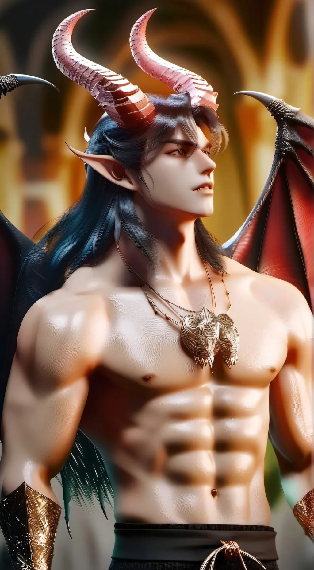 ai character: Luxuria background