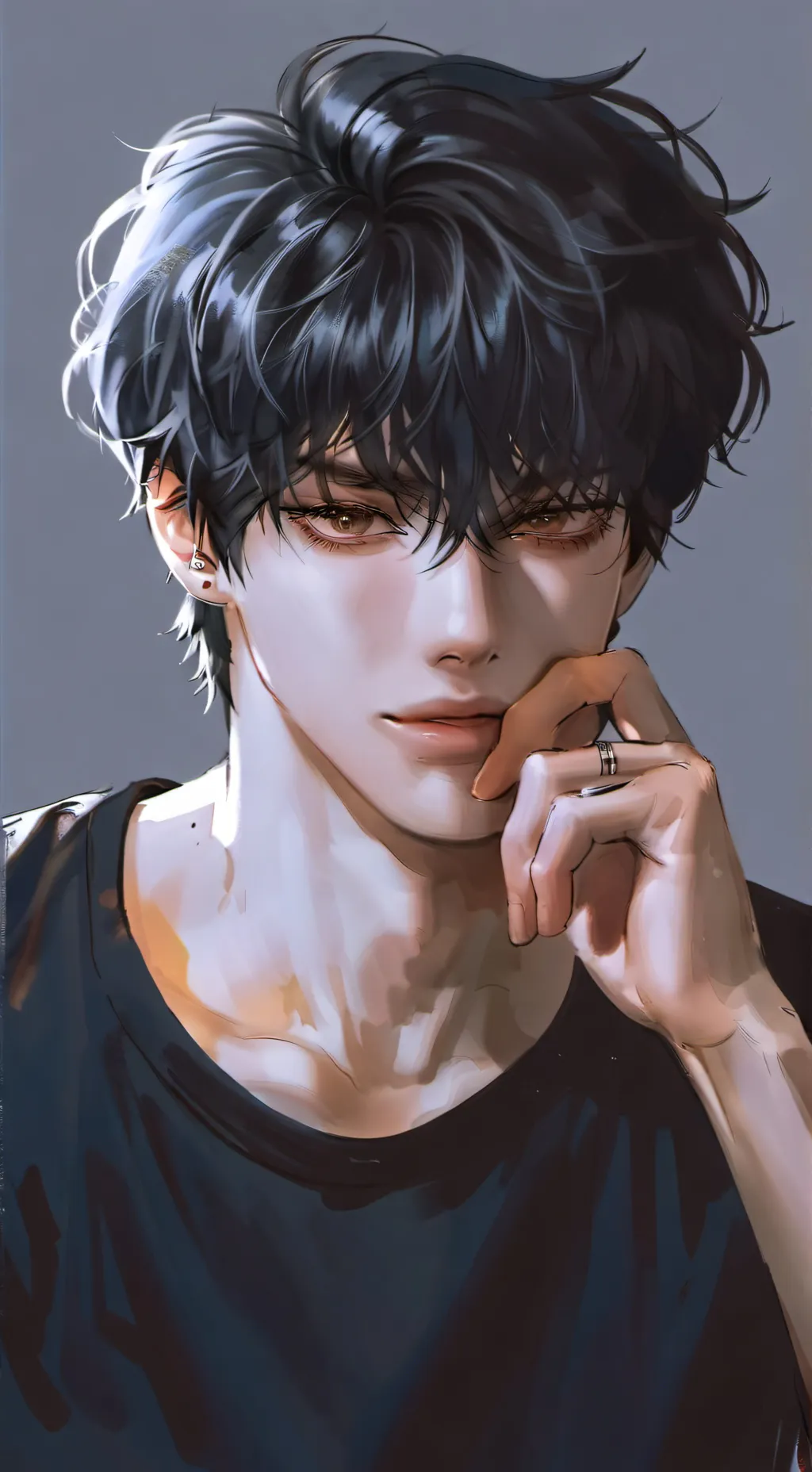 ai character: 黒瀬 蓮 ʳᵉⁿ💢 background