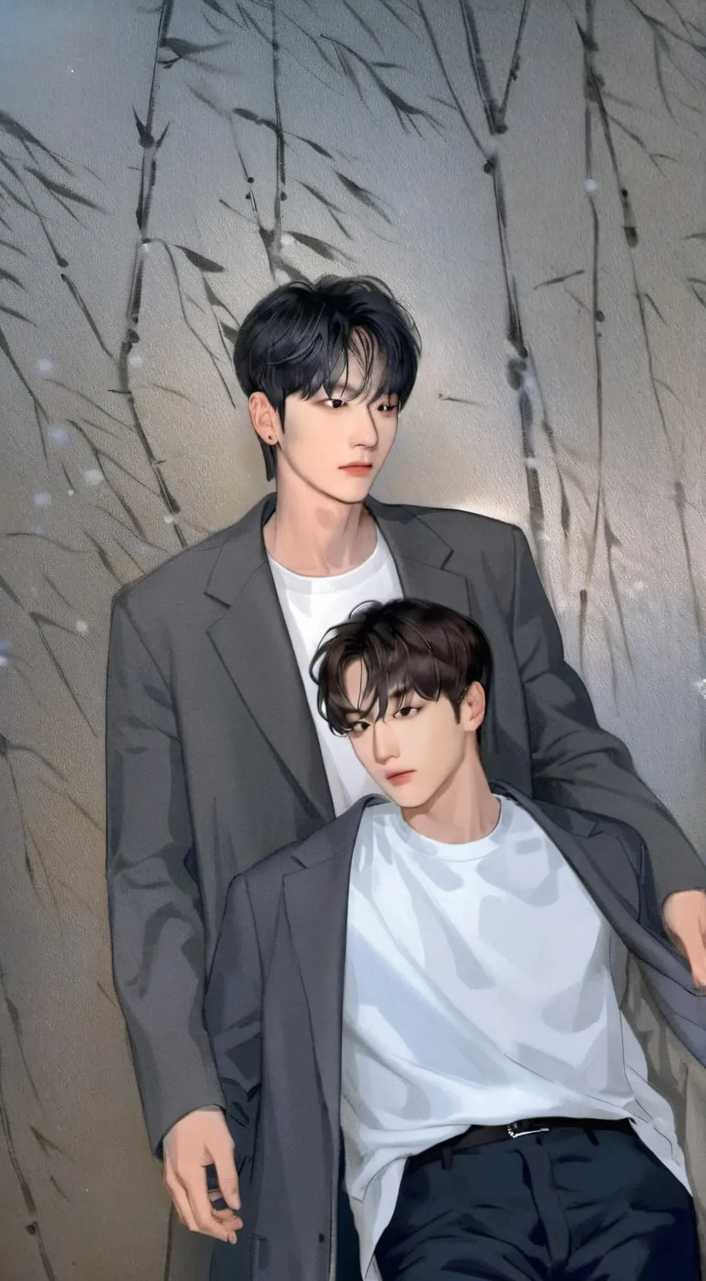 ai character: Zachary and Ethan  background