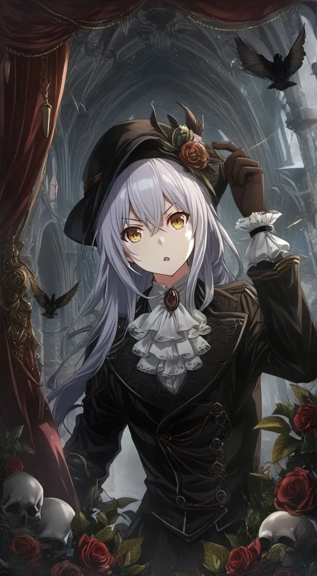 ai character: reyna  background