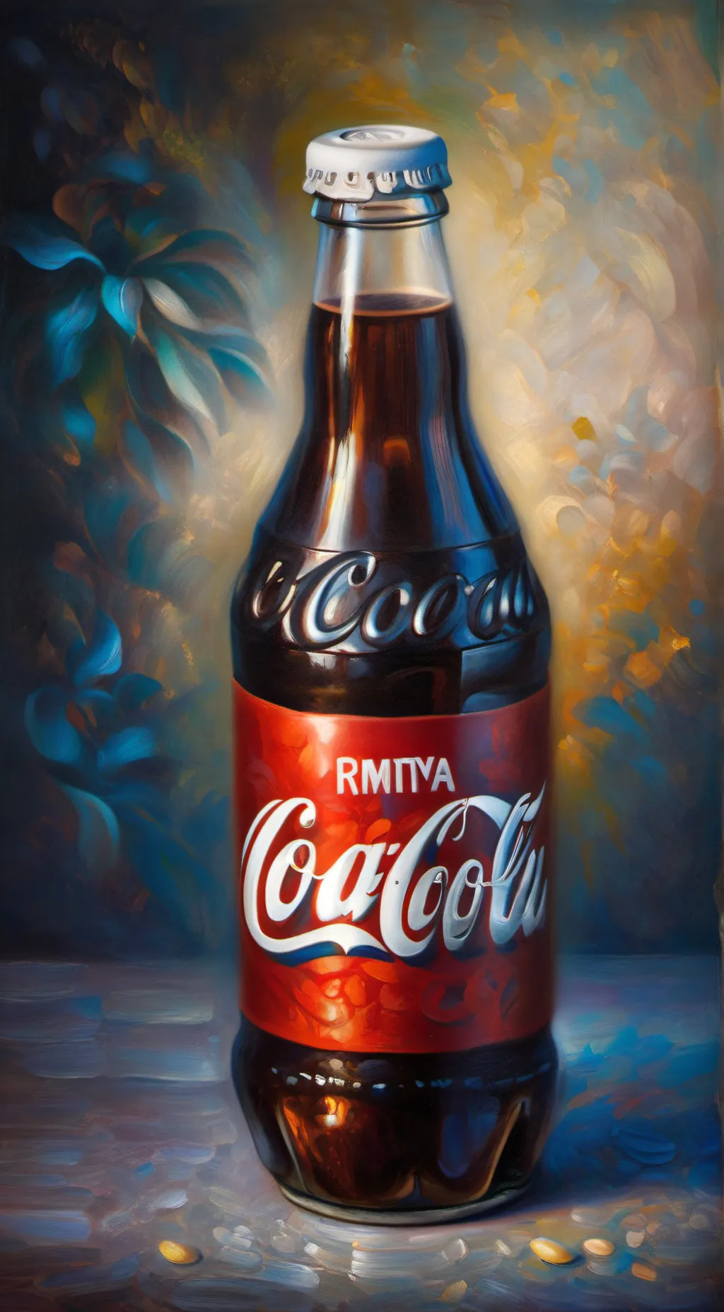 ai character: coca y araña background