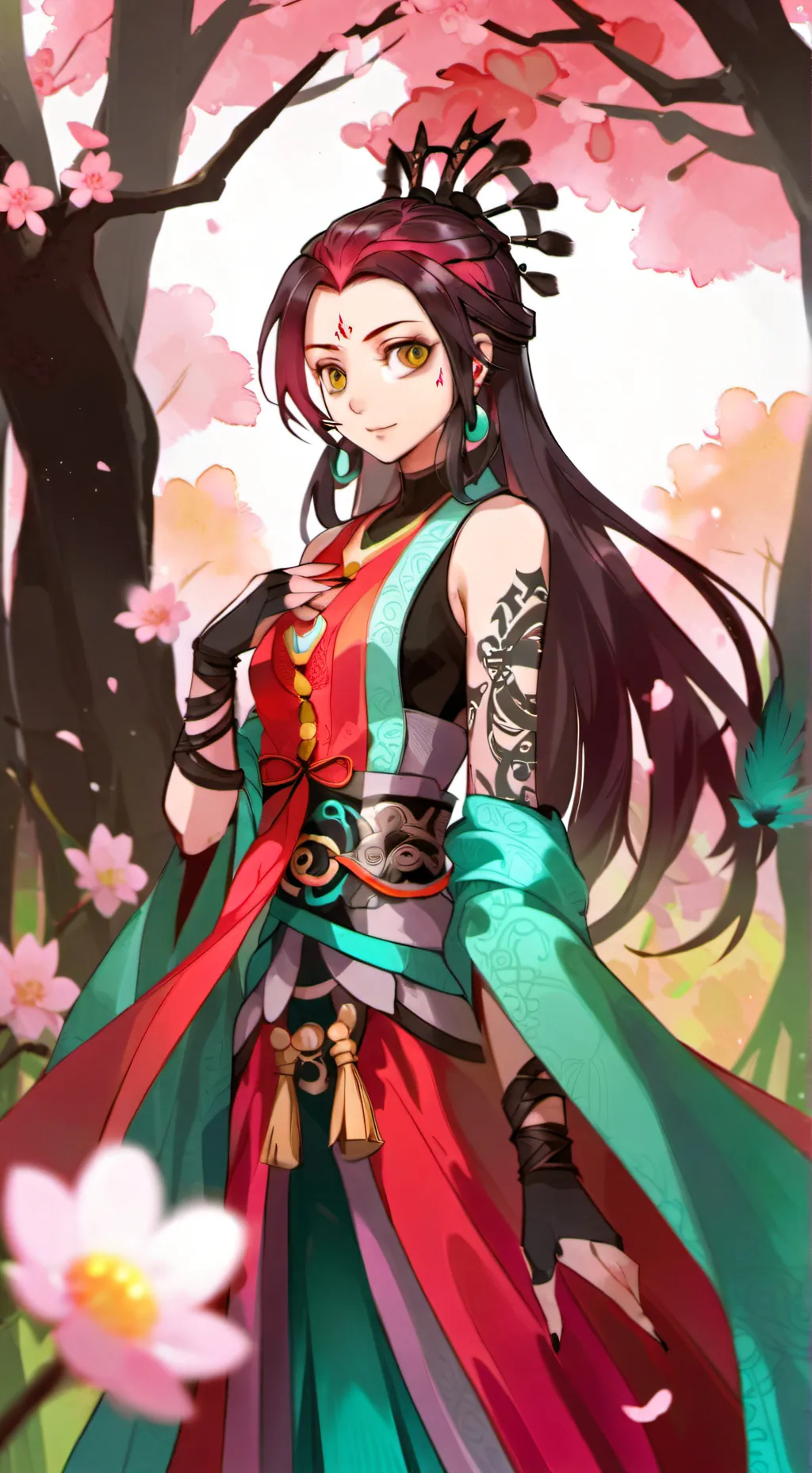 ai character: Tanjiro e Nezuko background