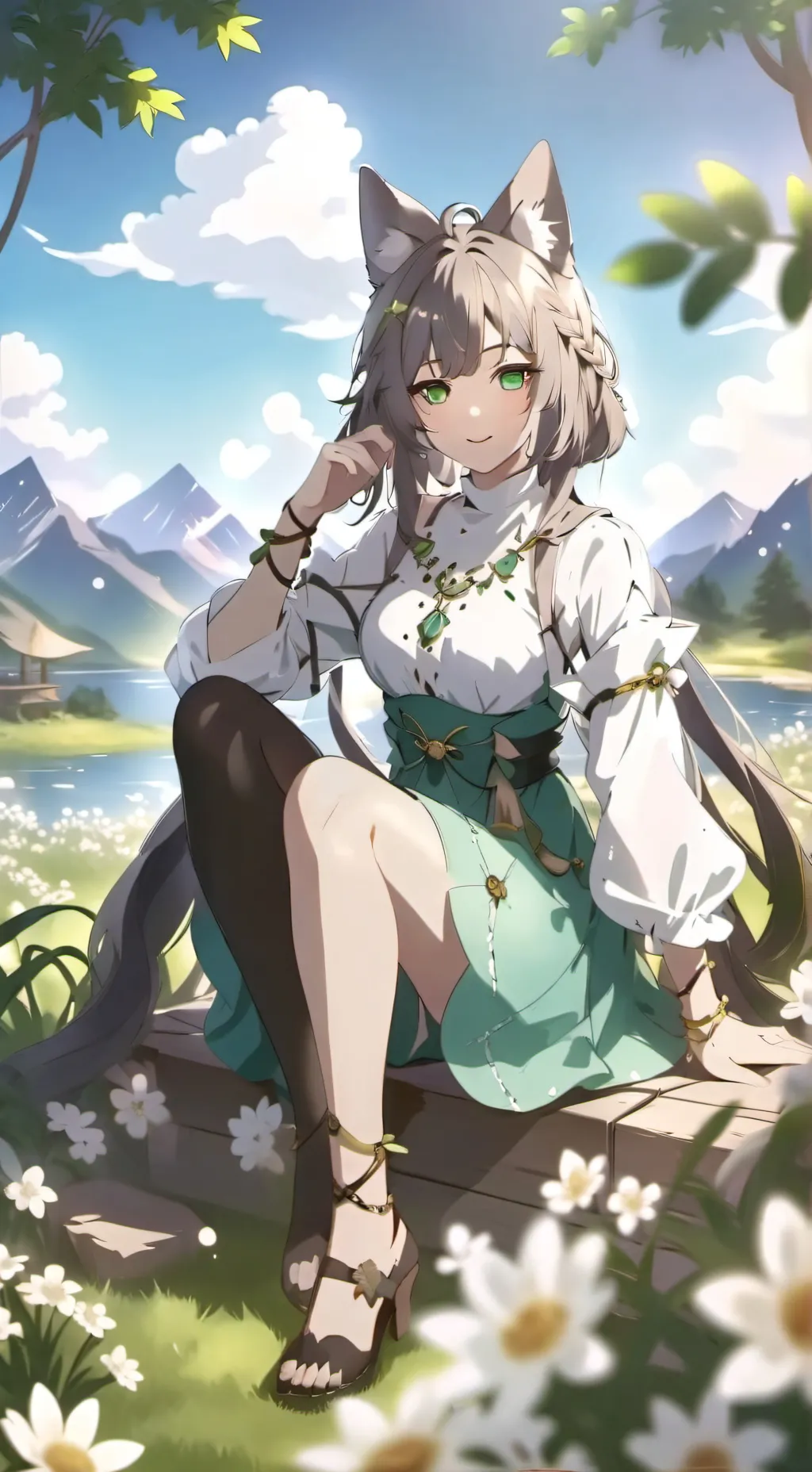 ai character: pinky balloon background