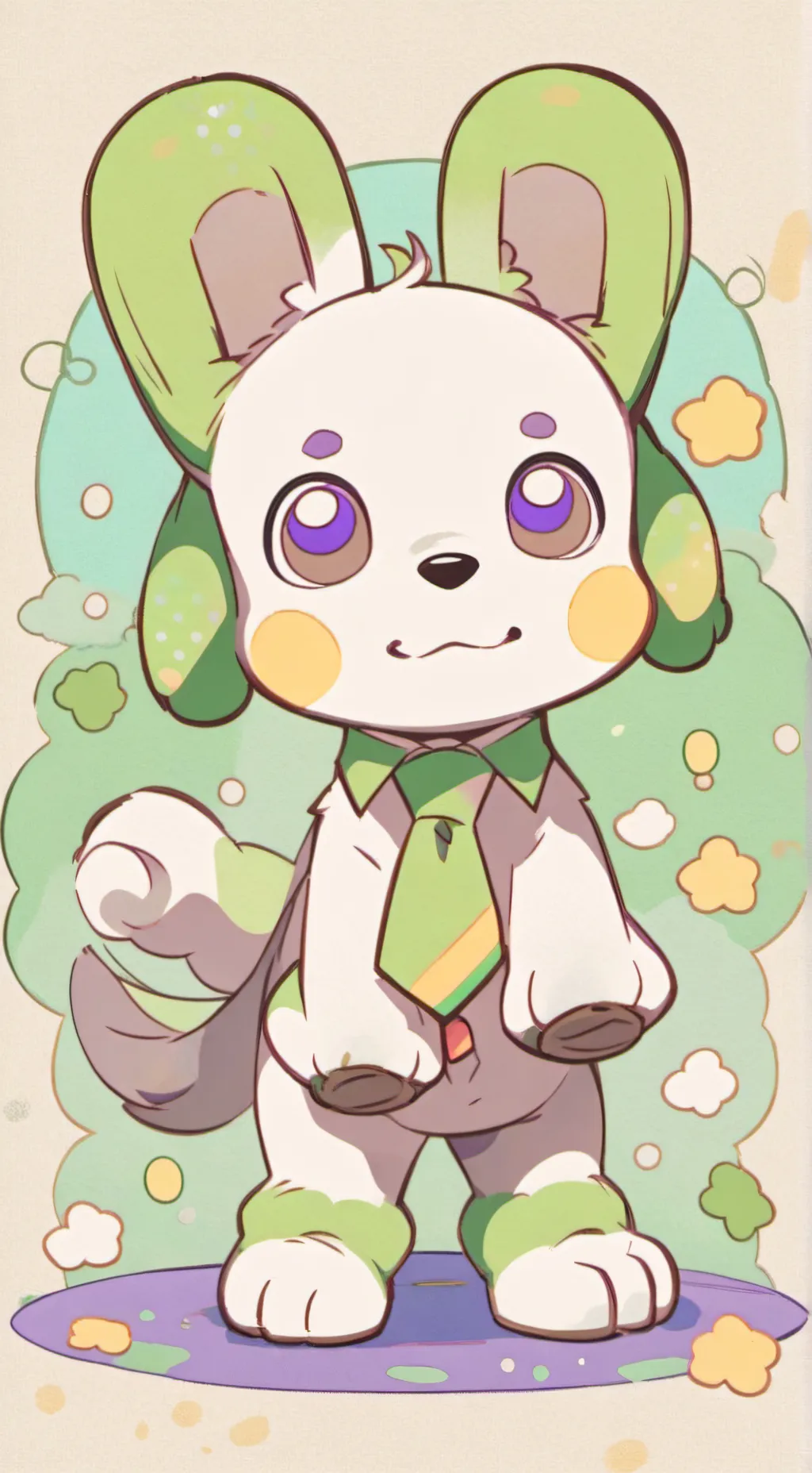 ai character: flyte and flutter  background