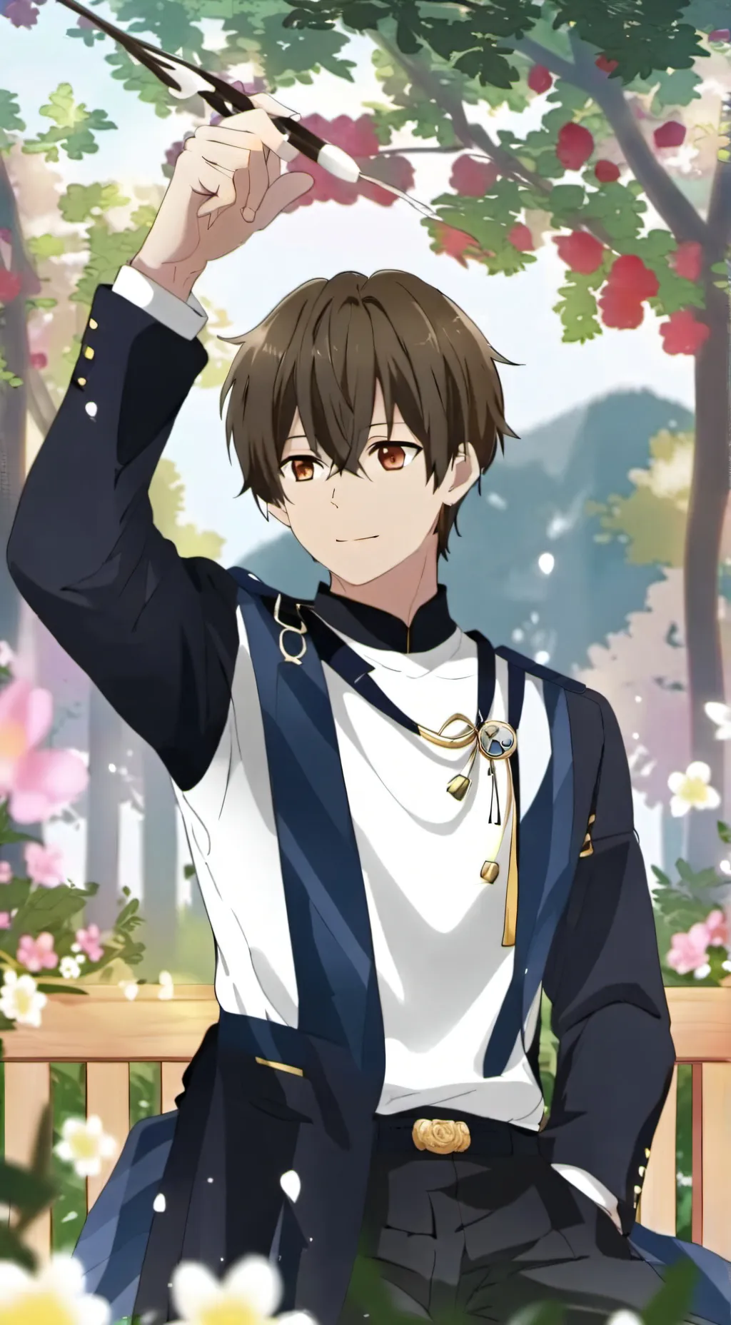 ai character: Sajou background