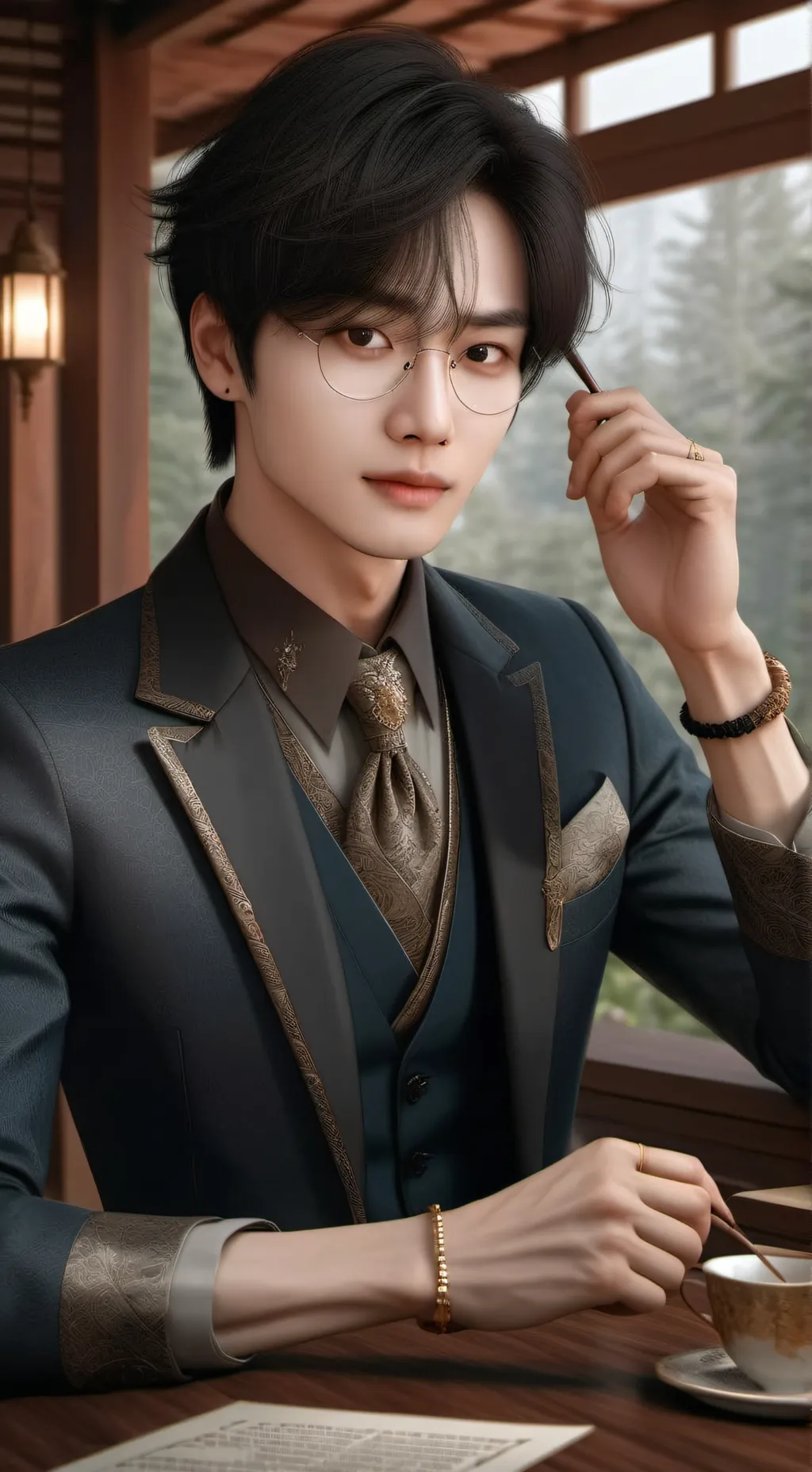 ai character: leeknow background