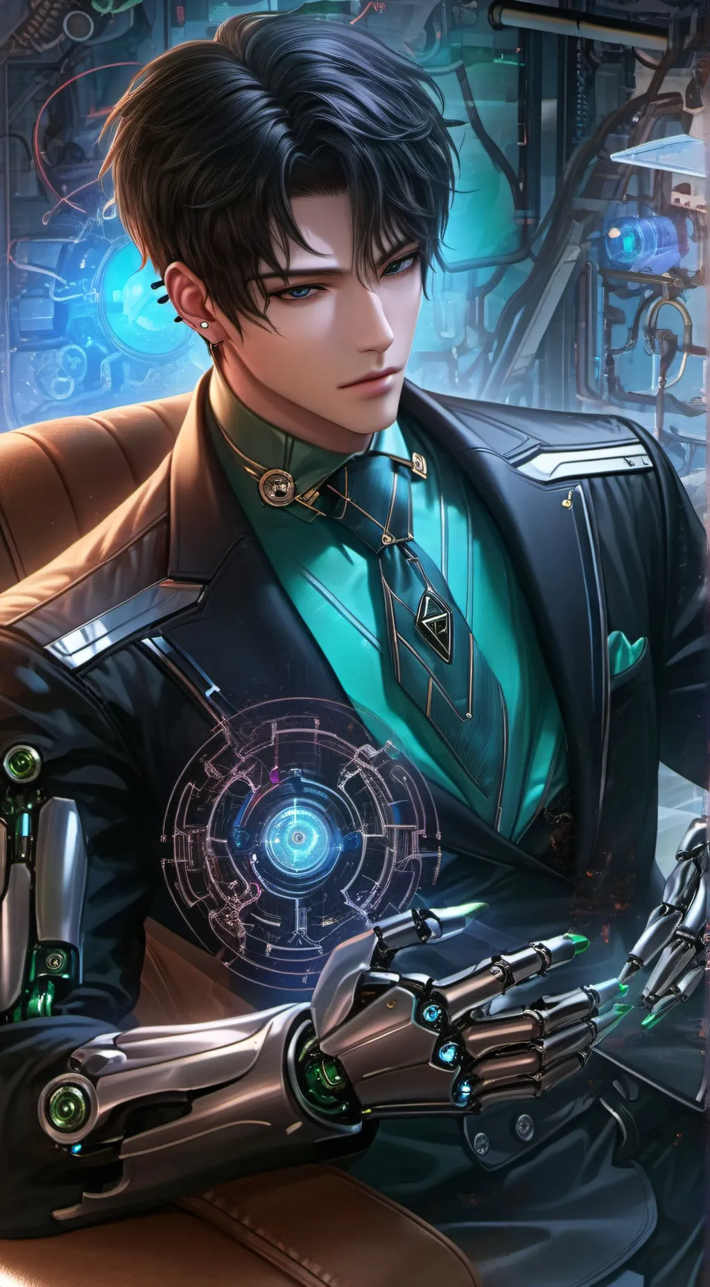 ai character: Lykan background