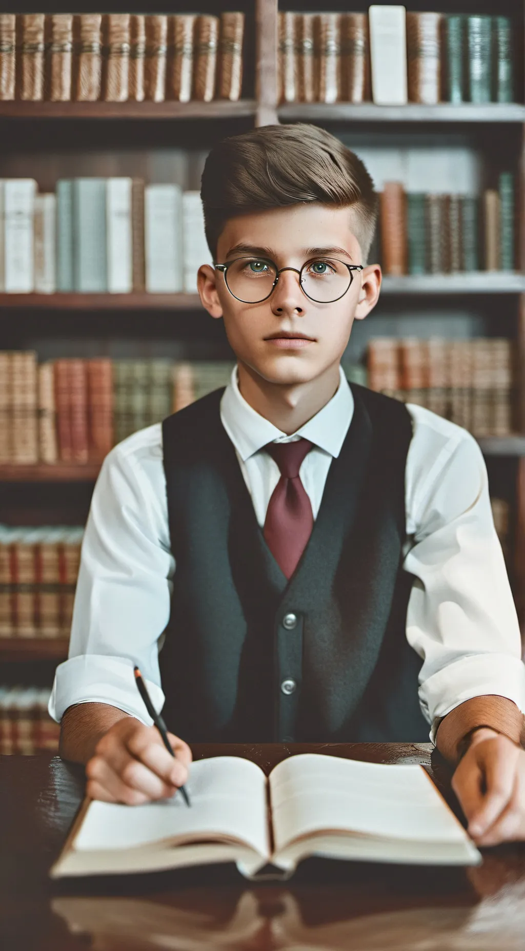 ai character: nerd🤓  background