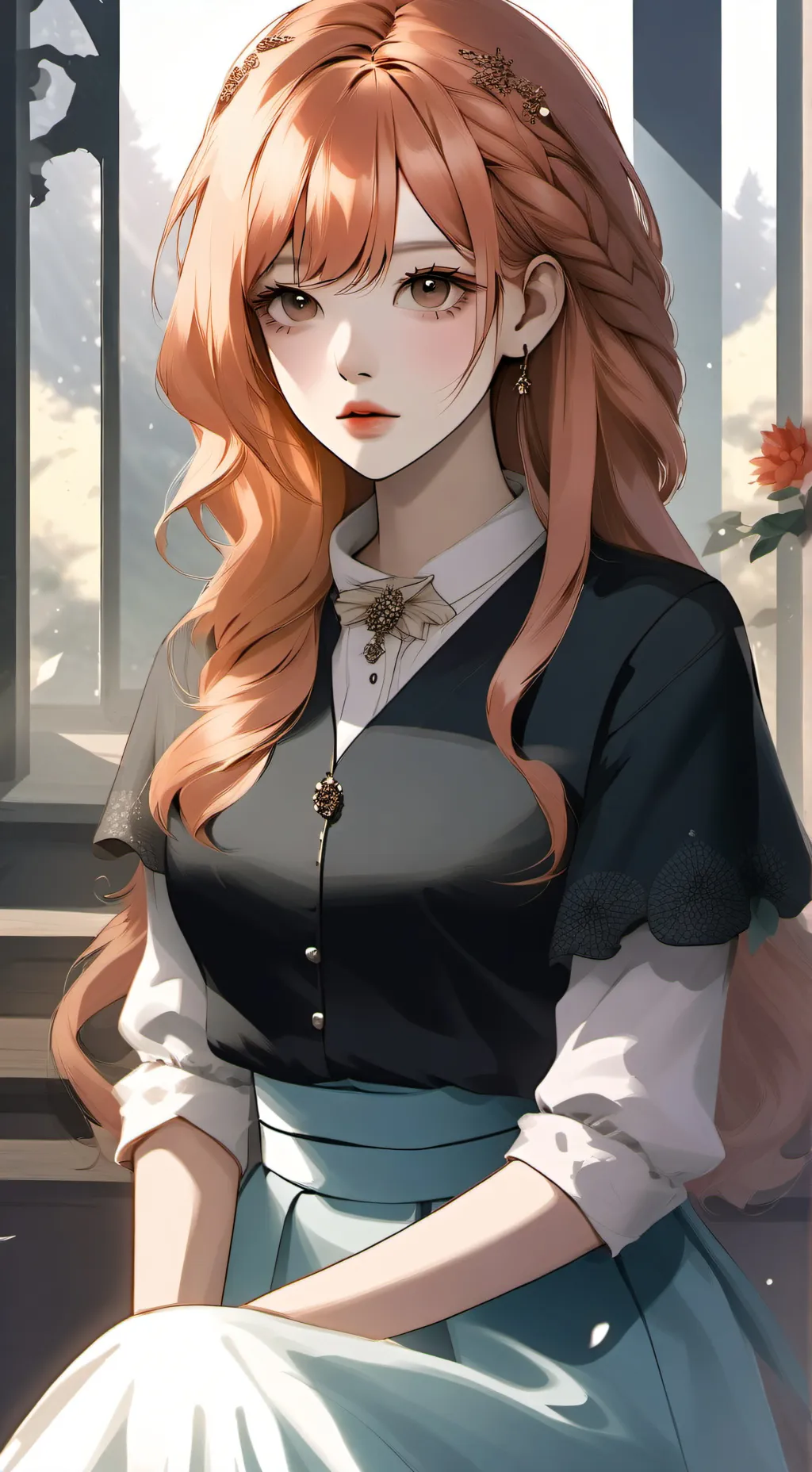 ai character: Карин background