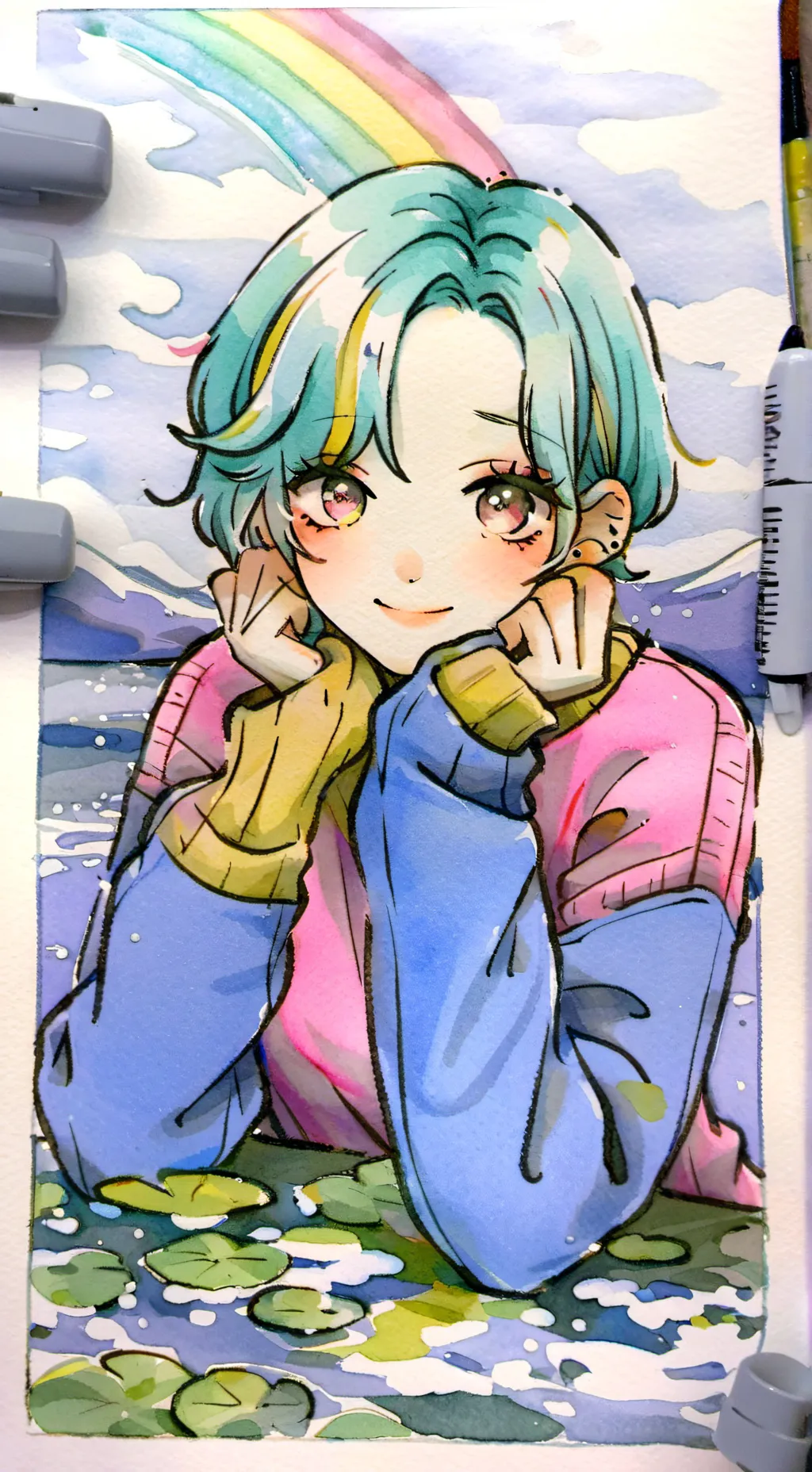 ai character: Icey background