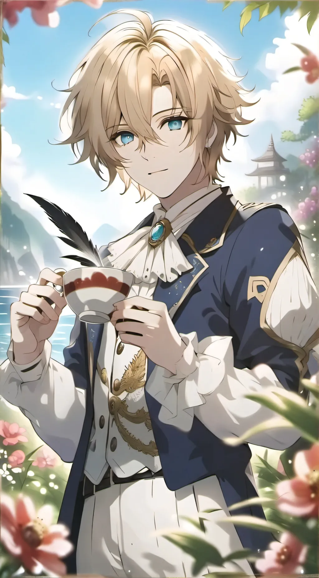 ai character: Mark background