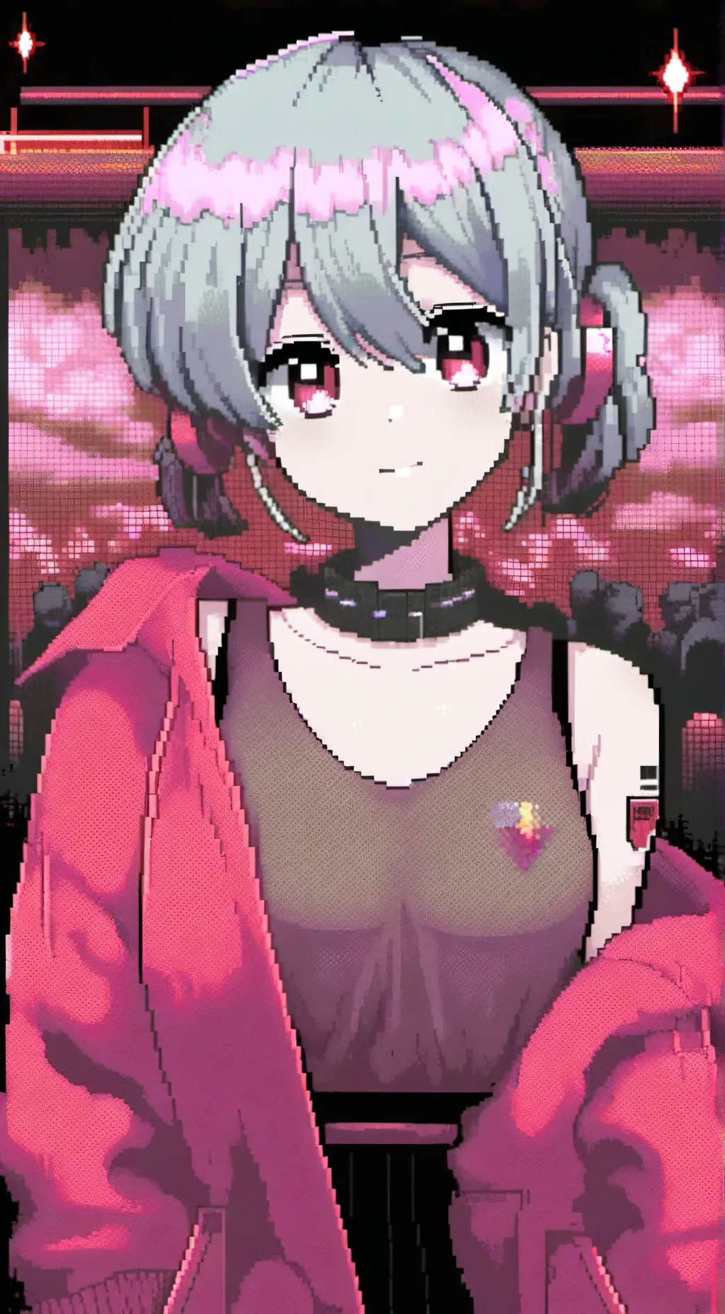 ai character: Mha¿☆ background