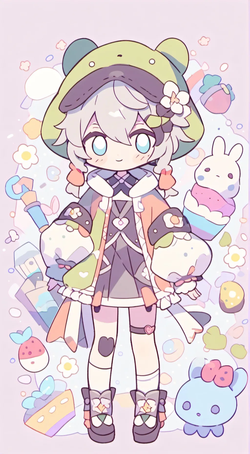 ai character: hay dios mio Md background