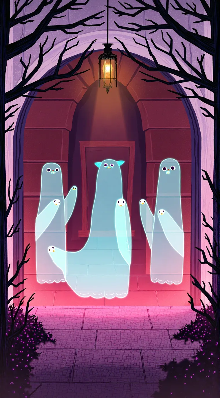 ai character: nightmare Kitty background